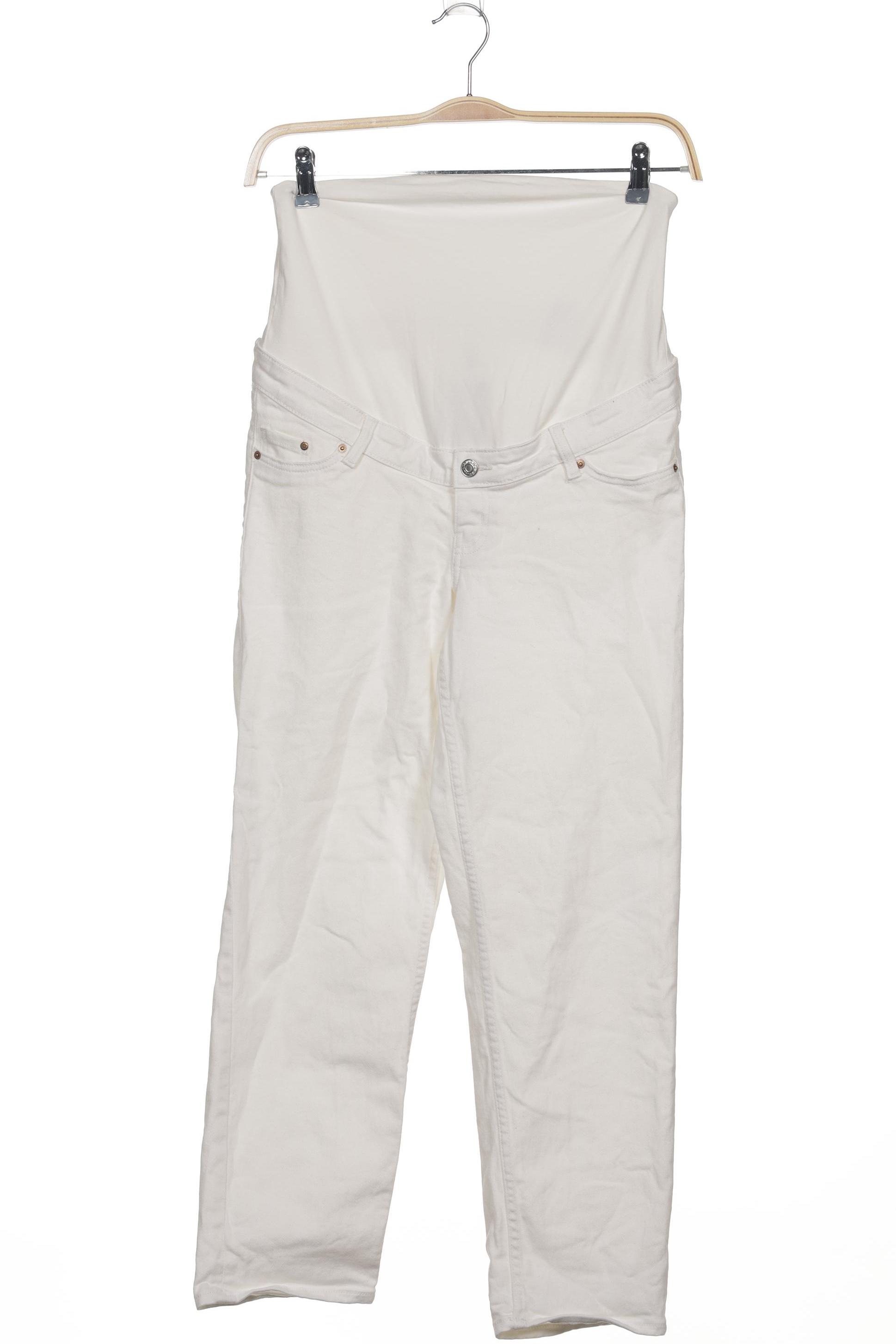 

H&M Mama Damen Jeans, weiß, Gr. 0