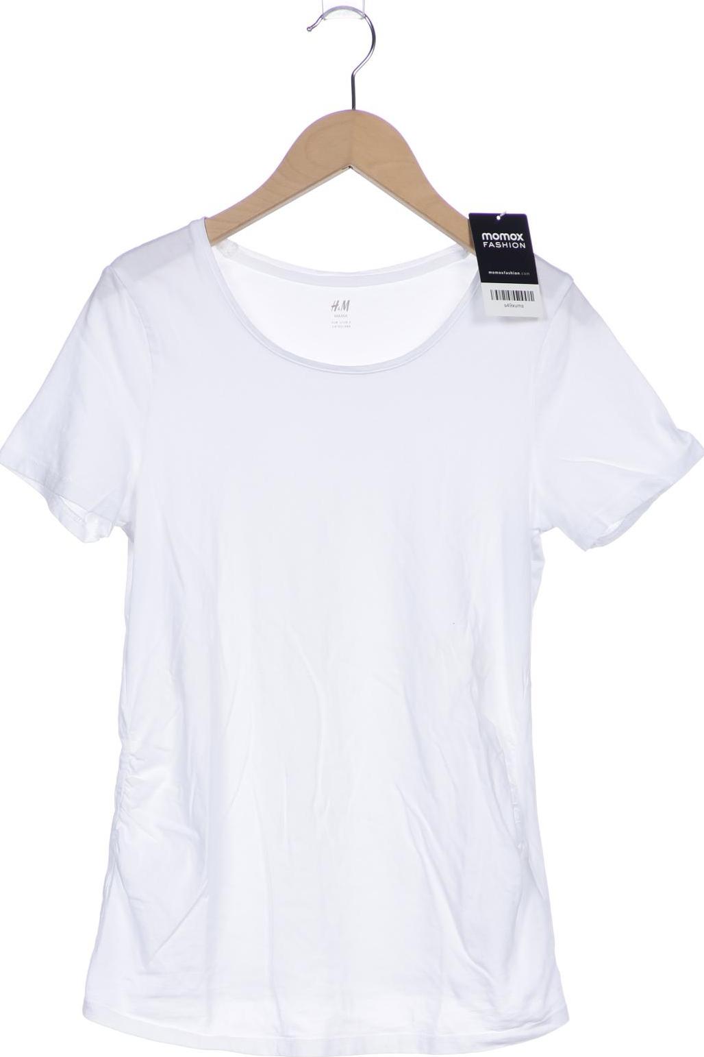 

H&M Mama Damen T-Shirt, weiß, Gr. 36