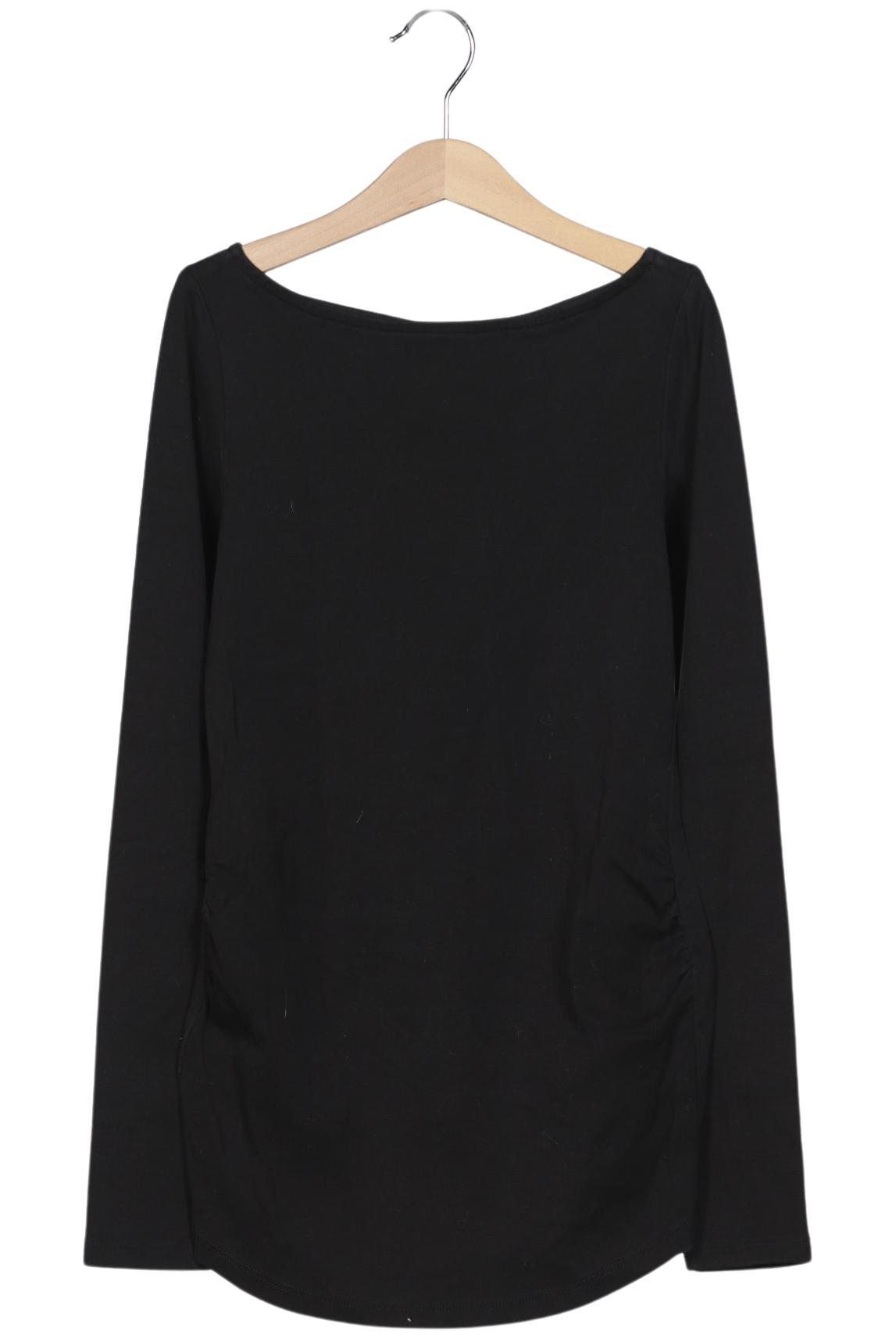 

H&M Mama Damen Langarmshirt, schwarz, Gr. 34