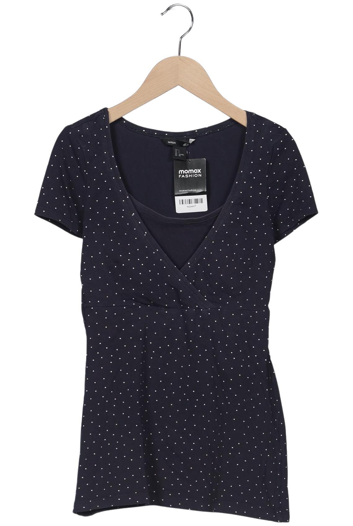 

H&M Mama Damen T-Shirt, marineblau, Gr. 36
