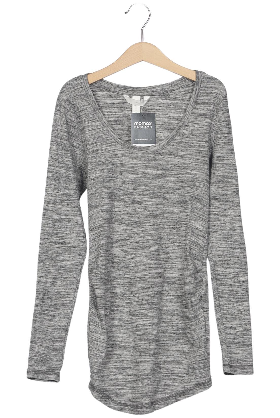 

H&M Mama Damen Langarmshirt, grau, Gr. 34