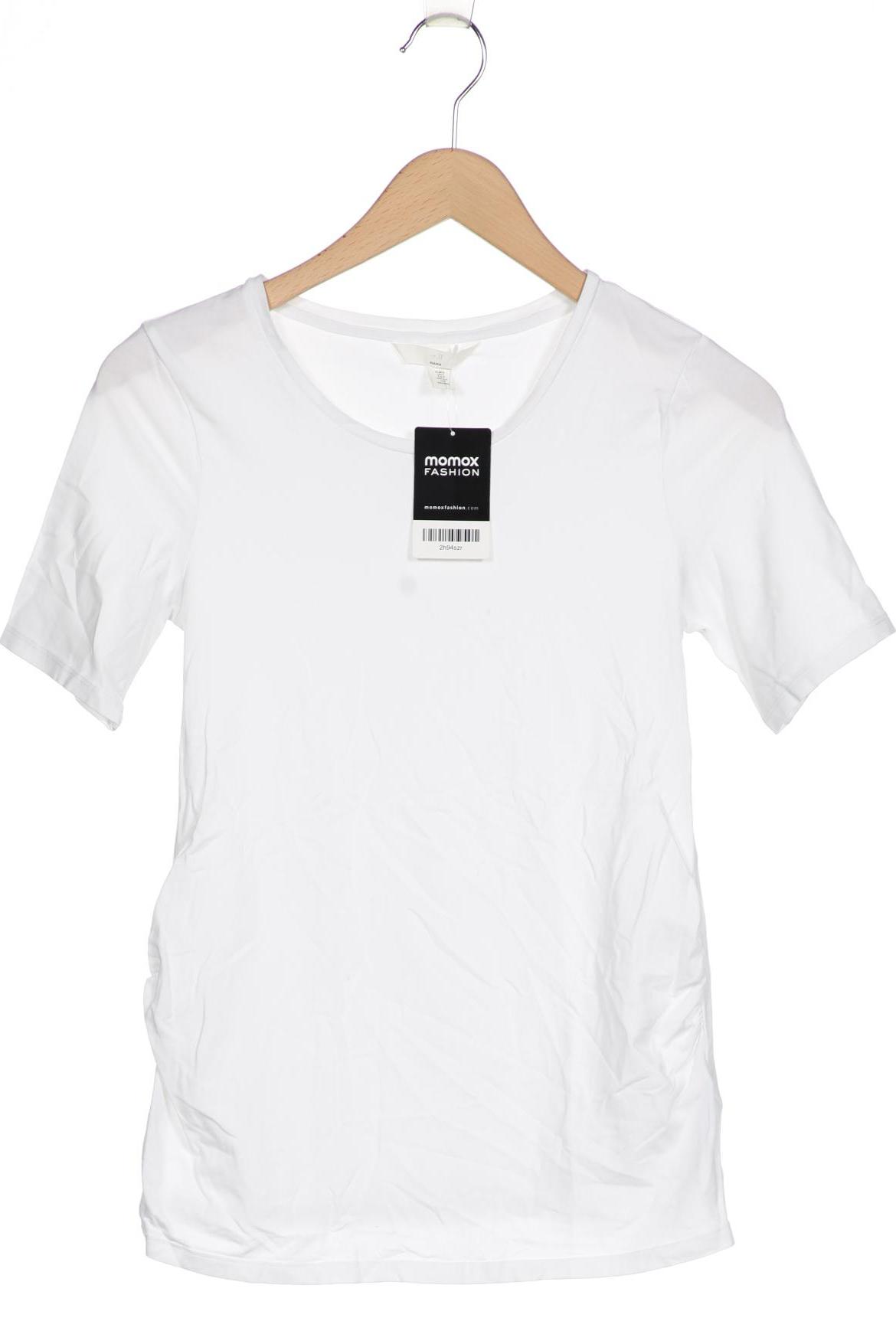 

H&M Mama Damen T-Shirt, weiß, Gr. 36