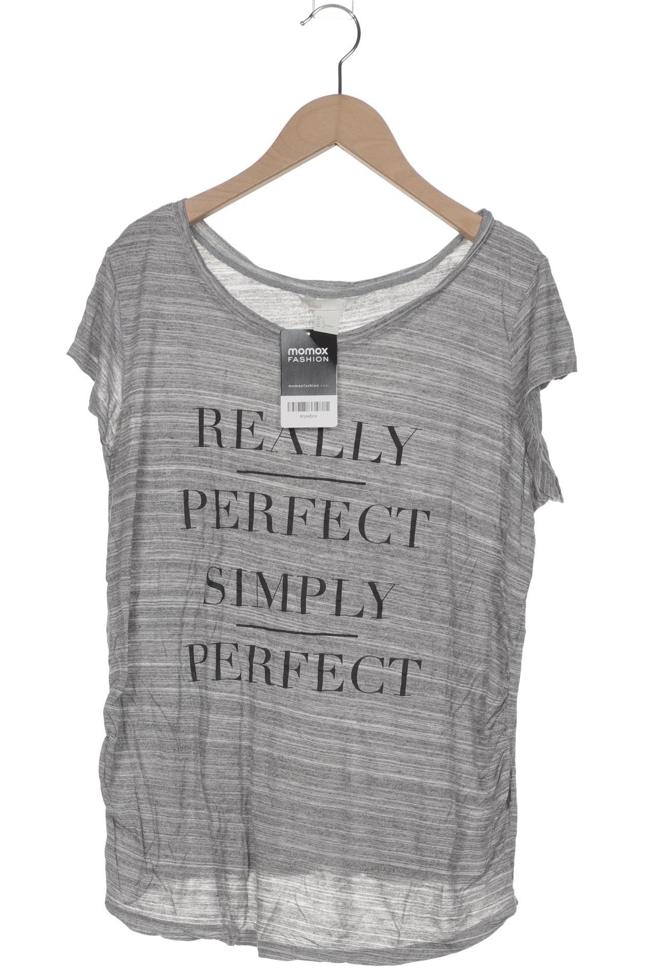 

H&M Mama Damen T-Shirt, grau, Gr. 42