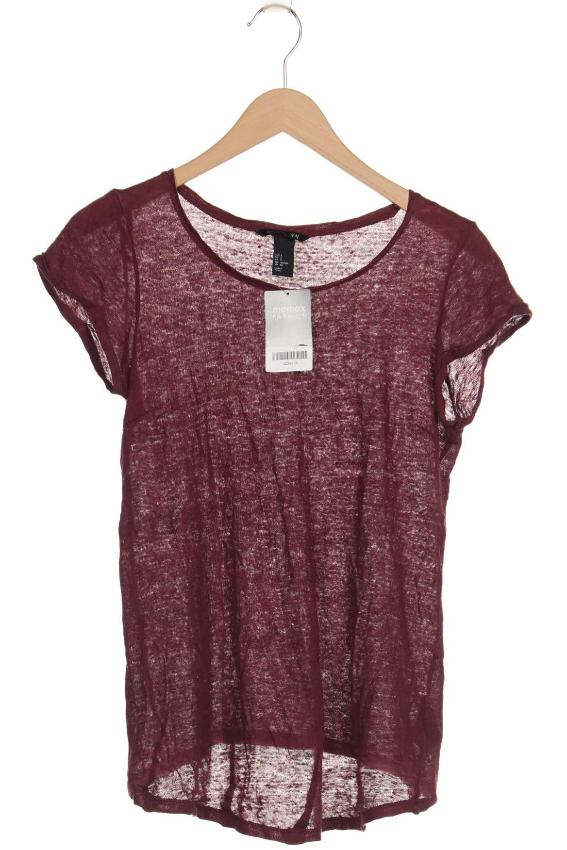 

H&M Mama Damen T-Shirt, bordeaux, Gr. 36