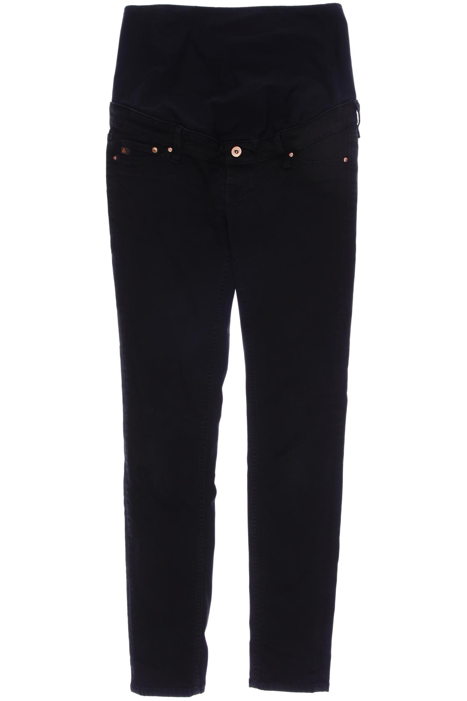 

H&M Mama Damen Jeans, schwarz