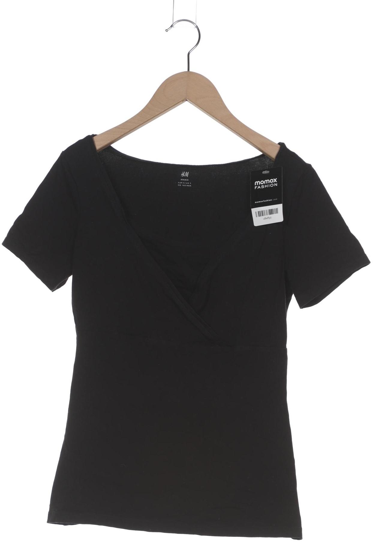 

H&M Mama Damen T-Shirt, schwarz, Gr. 36