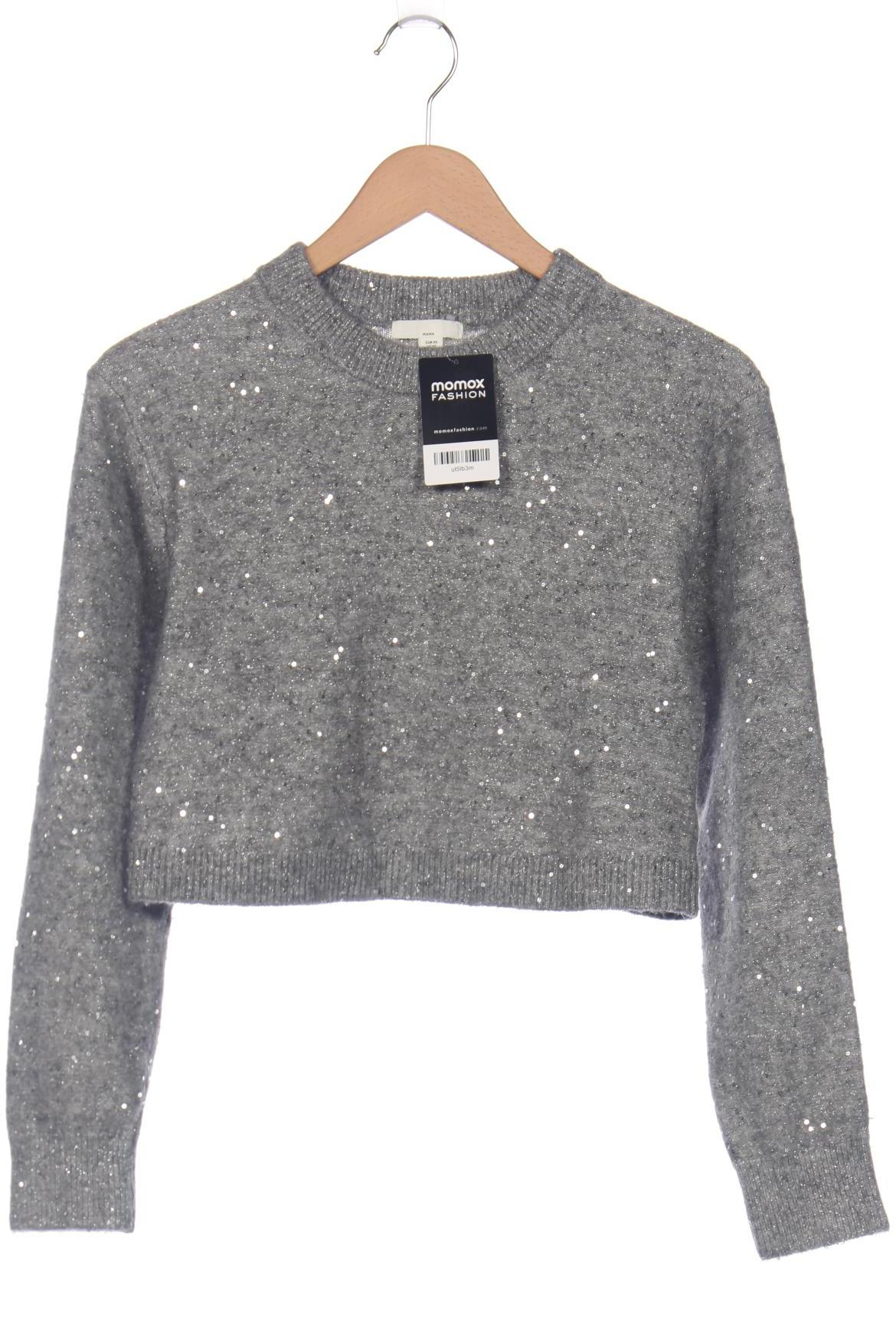 

H&M Mama Damen Pullover, grau, Gr. 34