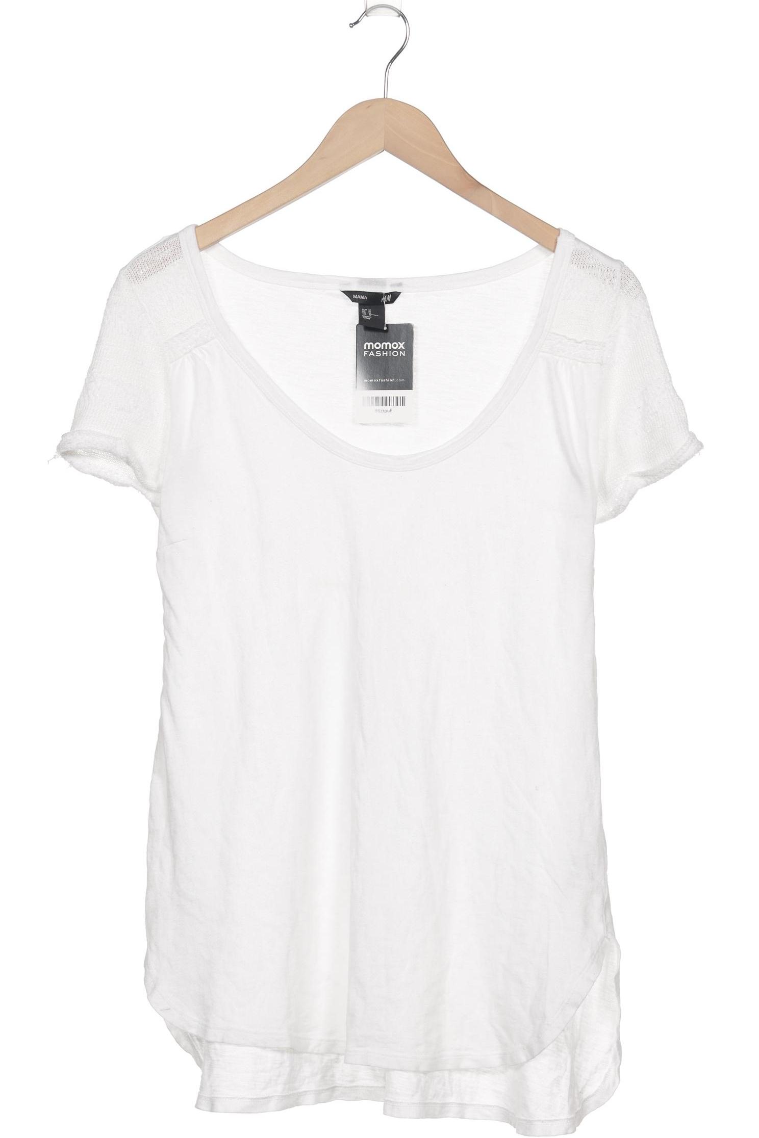 

H&M Mama Damen T-Shirt, weiß, Gr. 38