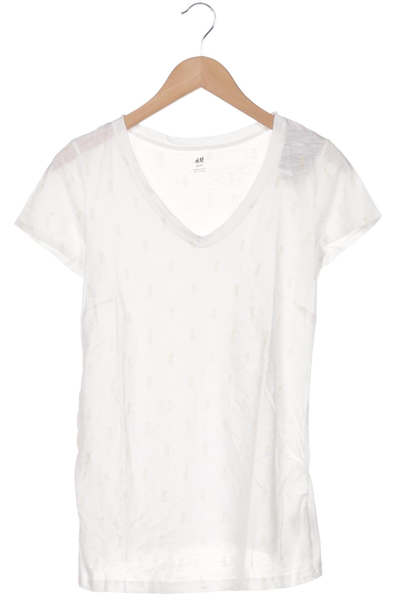 

H&M Mama Damen T-Shirt, weiß, Gr. 38