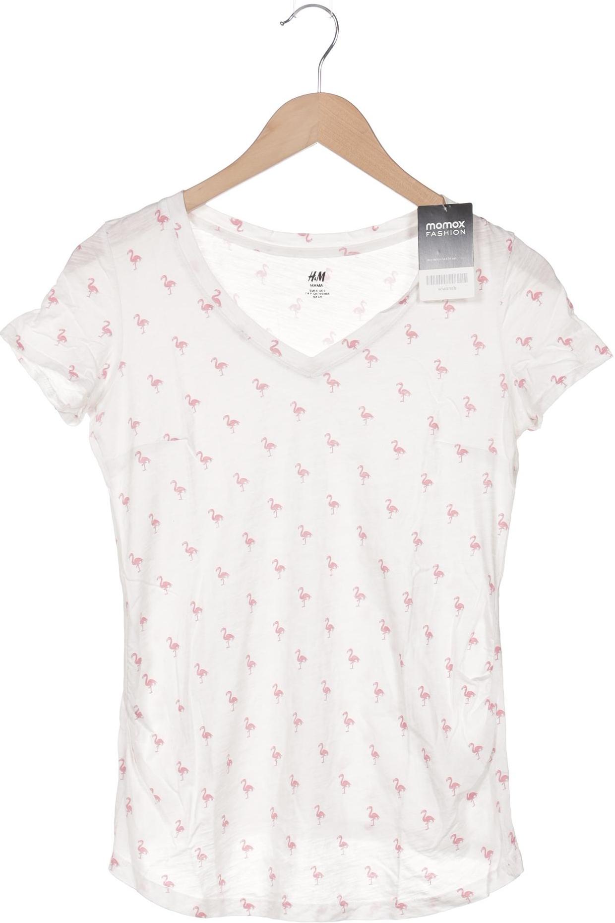 

H&M Mama Damen T-Shirt, weiß, Gr. 36