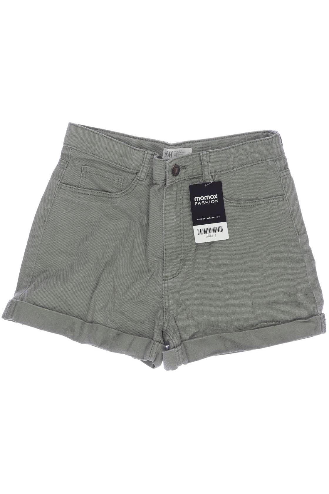 

H&M Mama Damen Shorts, hellgrün, Gr. 164