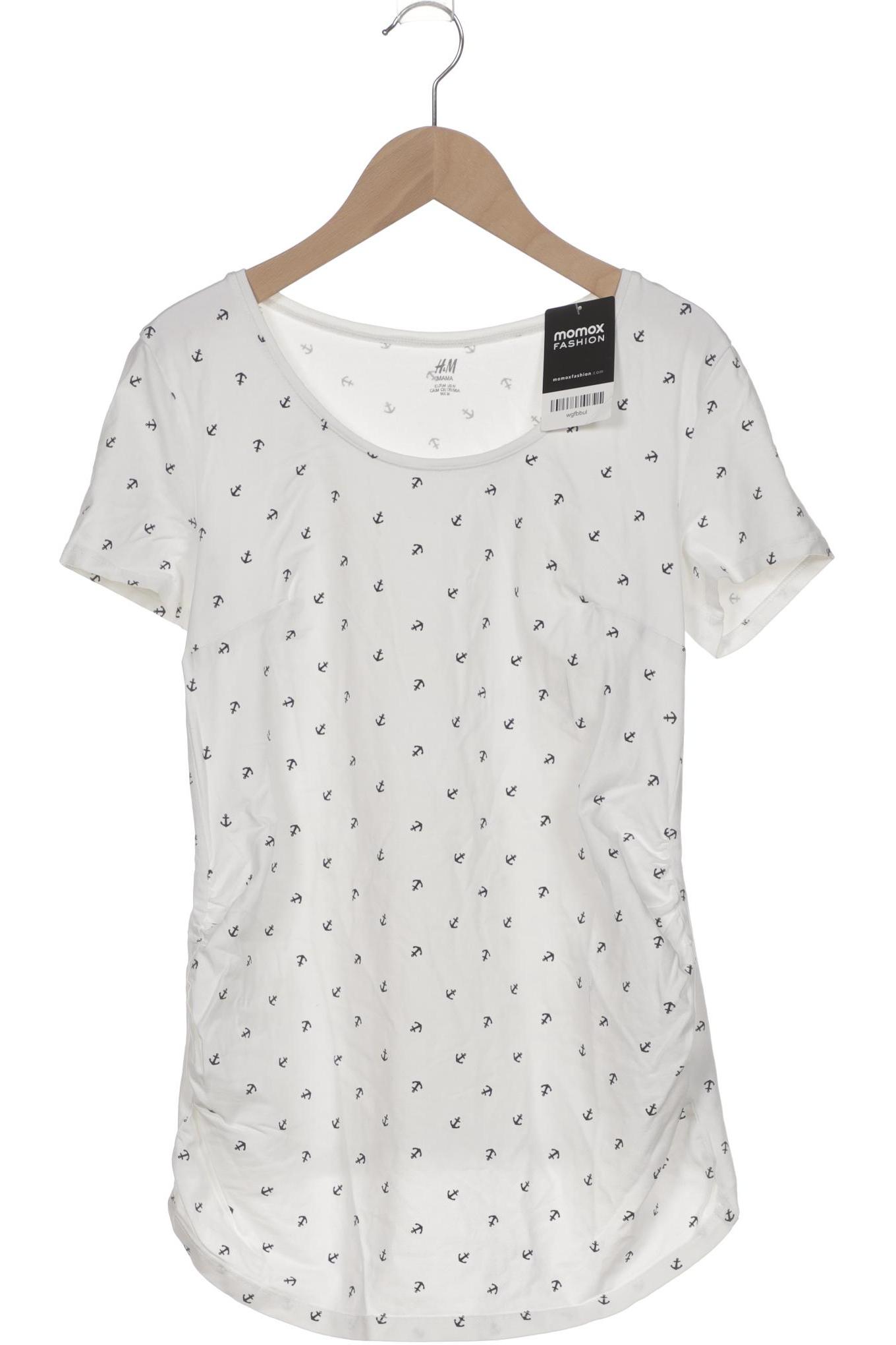

H&M Mama Damen T-Shirt, weiß, Gr. 38