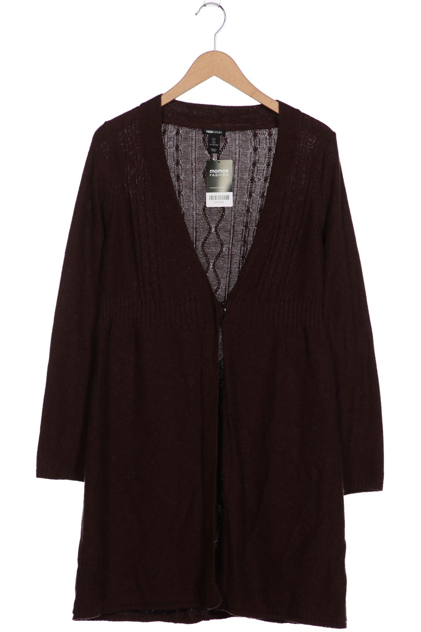 

H&M Mama Damen Strickjacke, braun, Gr. 42