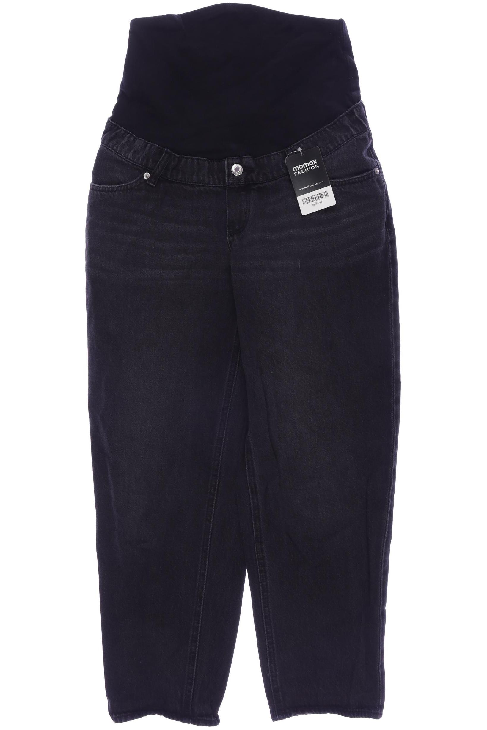 

H&M Mama Damen Jeans, schwarz, Gr. 0
