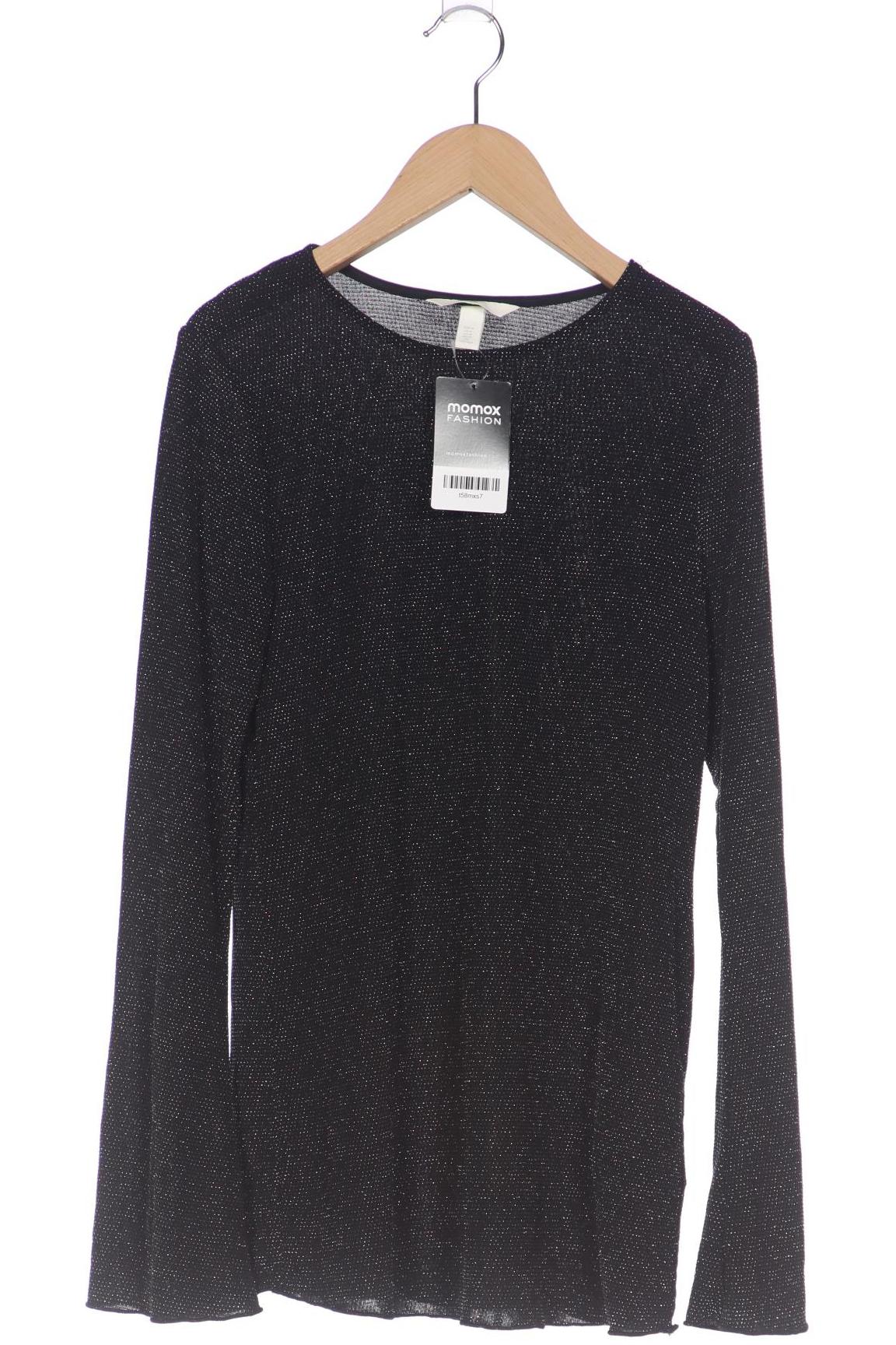 

H&M Mama Damen Langarmshirt, schwarz, Gr. 38