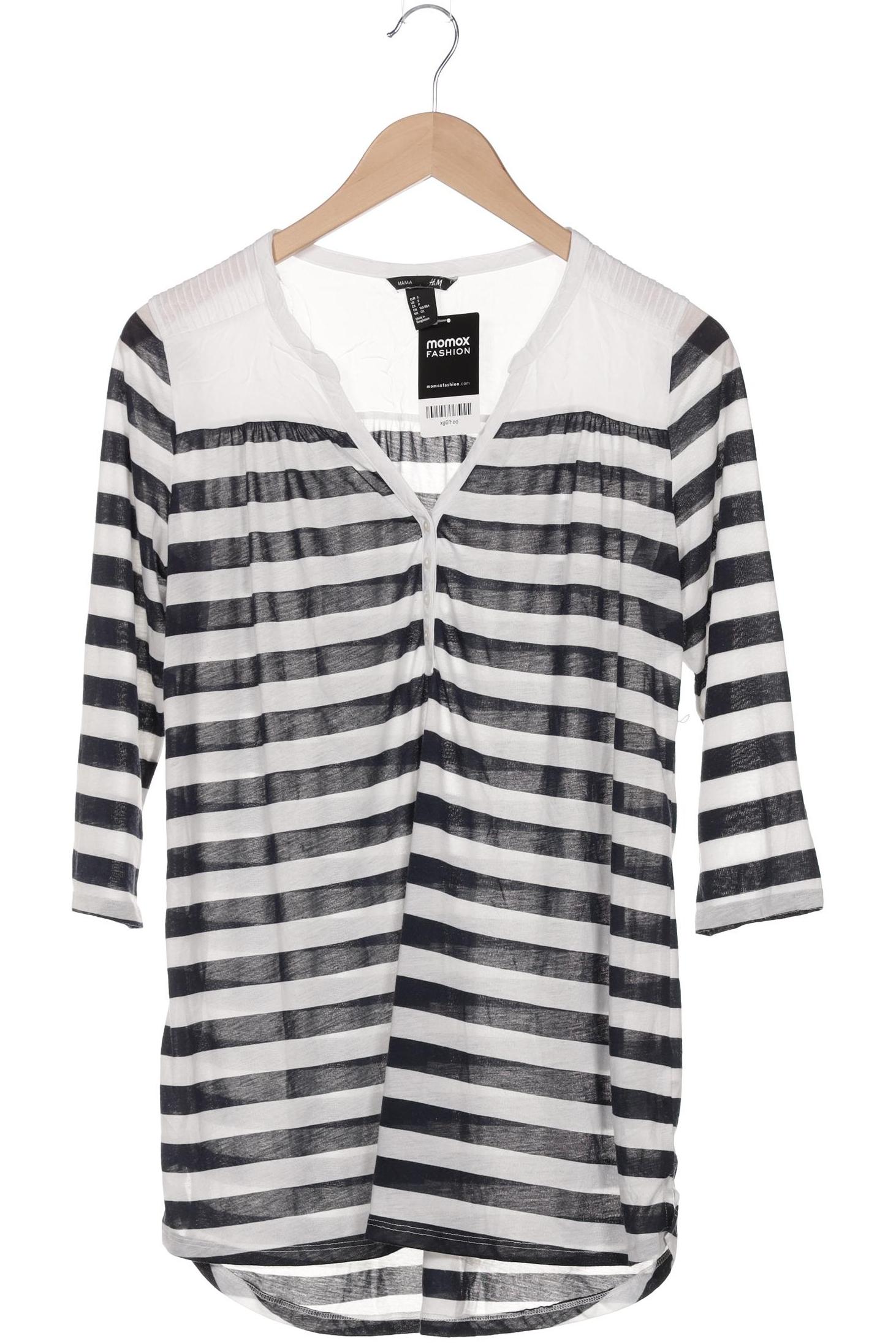 

H&M Mama Damen Langarmshirt, marineblau, Gr. 36