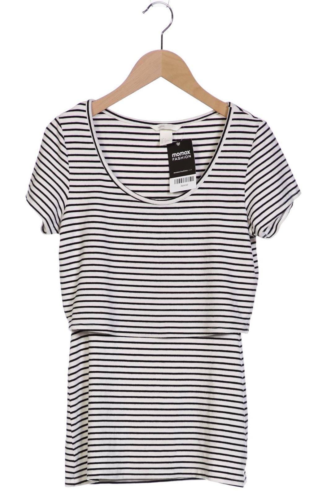 

H&M Mama Damen T-Shirt, weiß, Gr. 36