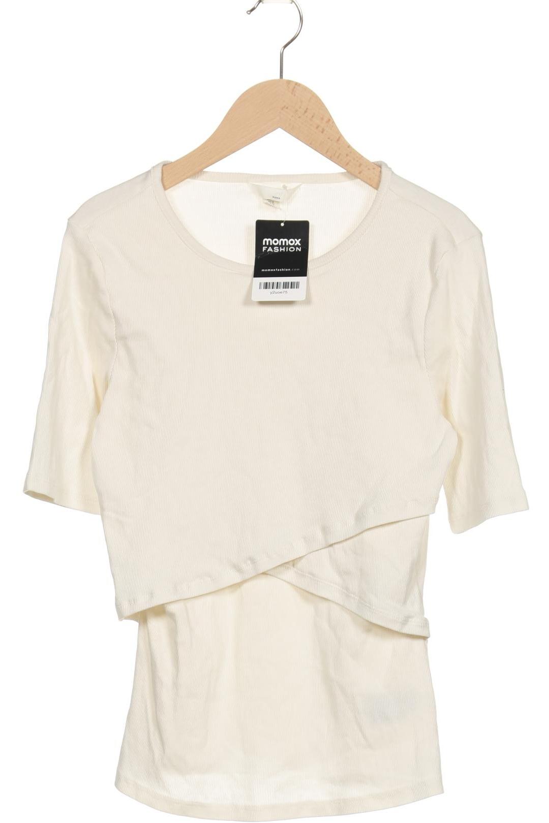 

H&M Mama Damen T-Shirt, cremeweiß, Gr. 38
