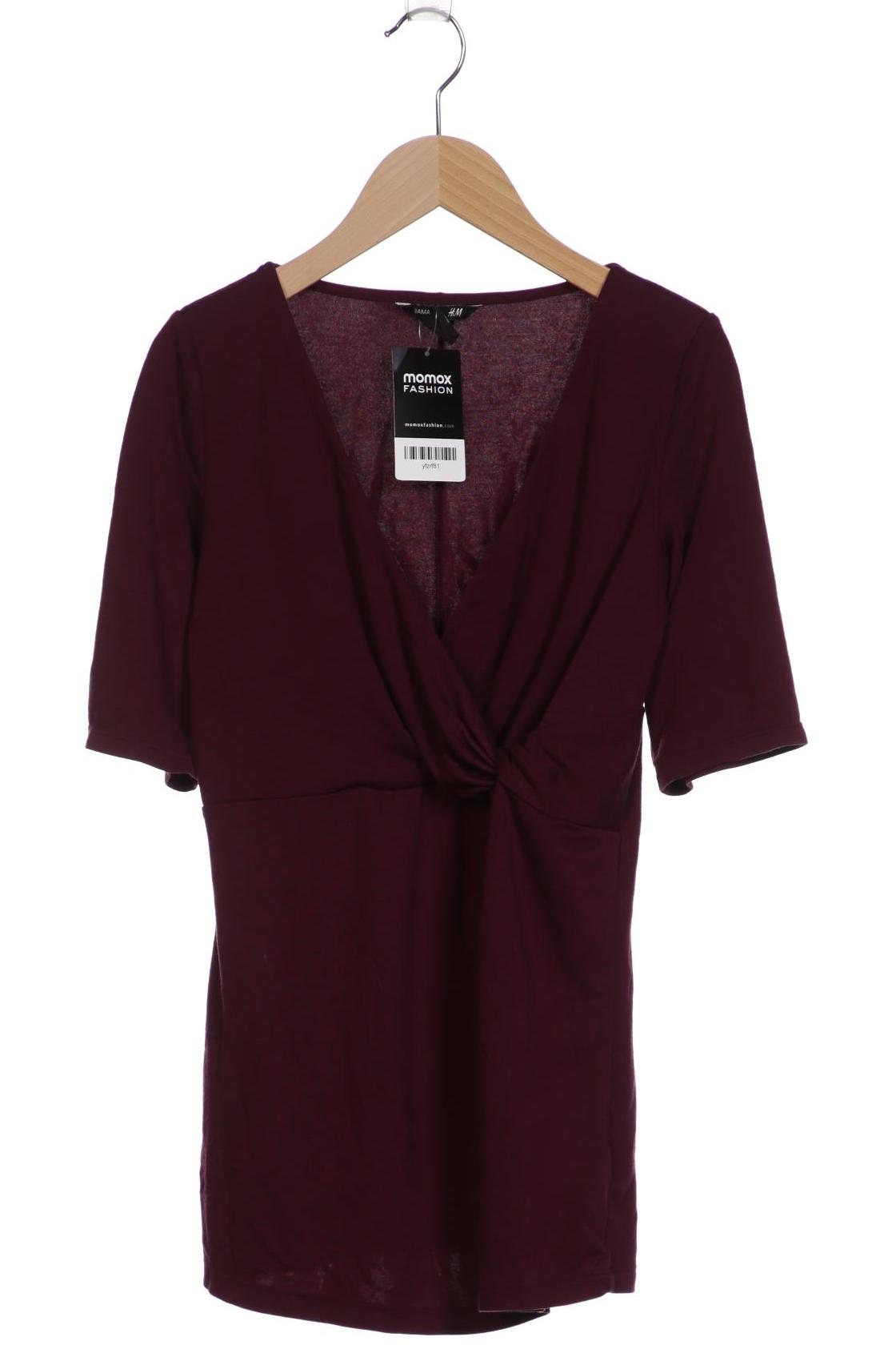 

H&M Mama Damen T-Shirt, bordeaux, Gr. 36