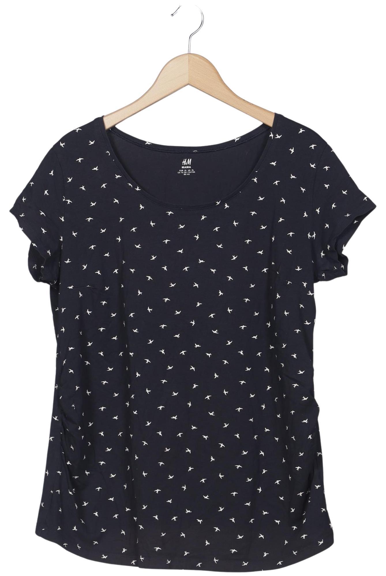 

H&M Mama Damen T-Shirt, marineblau, Gr. 44