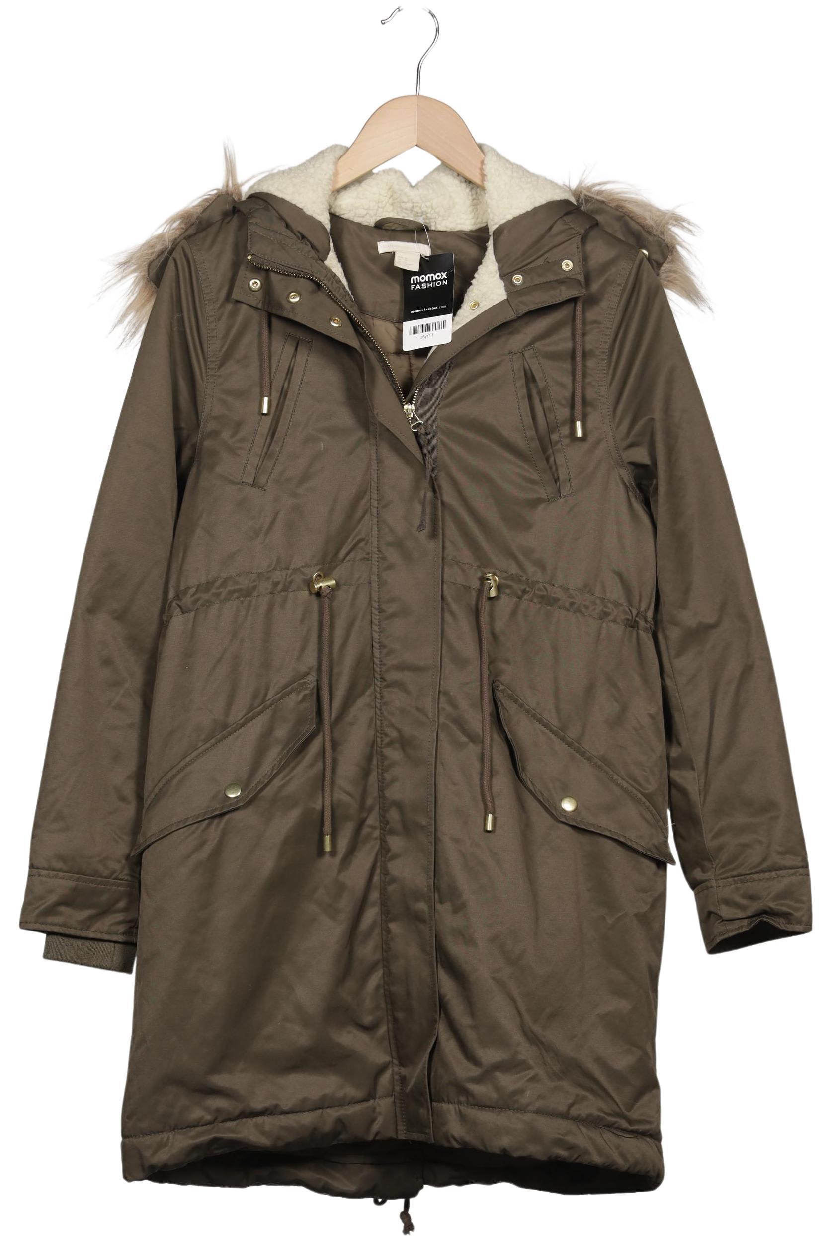 

H&M Mama Damen Mantel, grün, Gr. 34