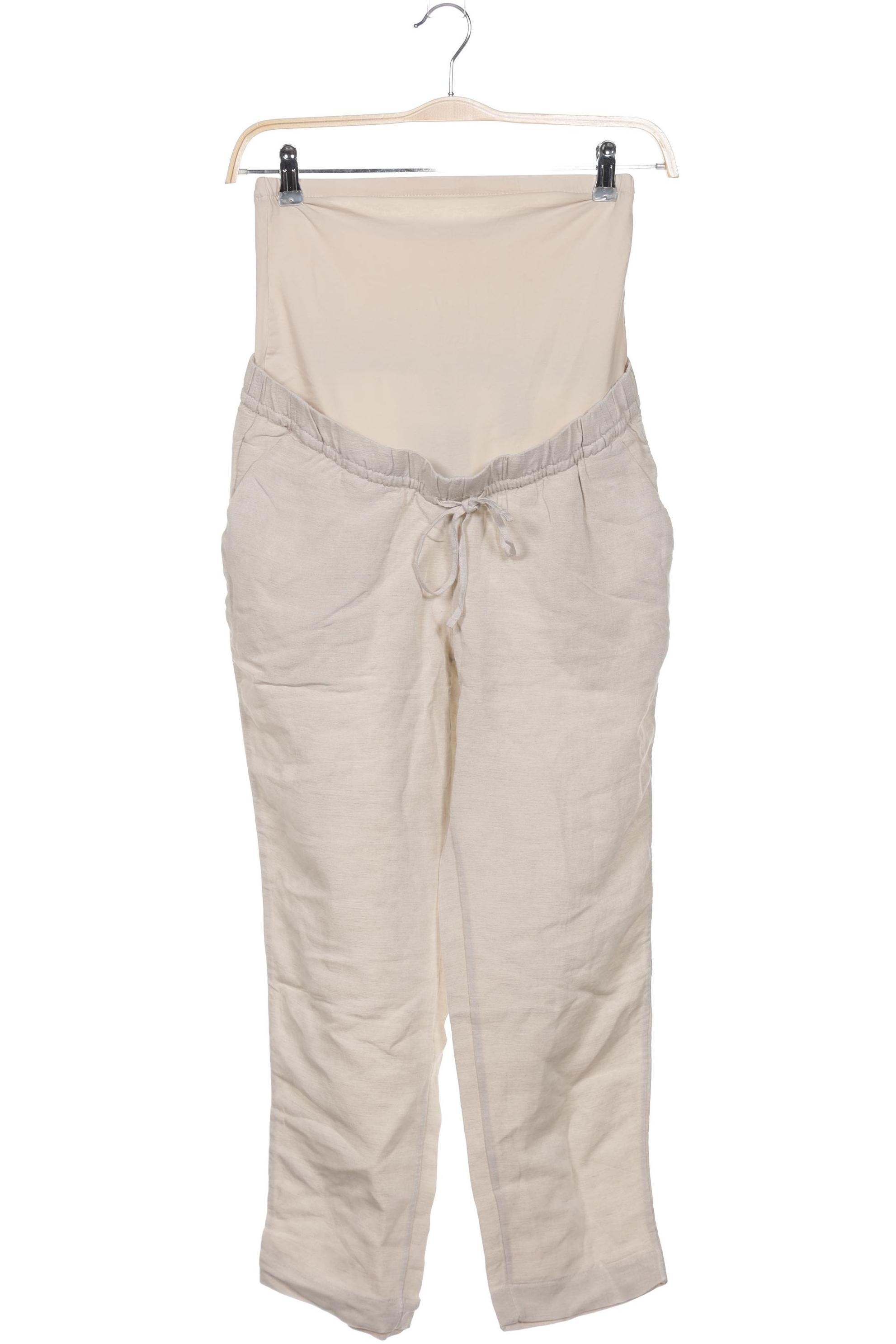 

H&M Mama Damen Stoffhose, cremeweiß, Gr. 0