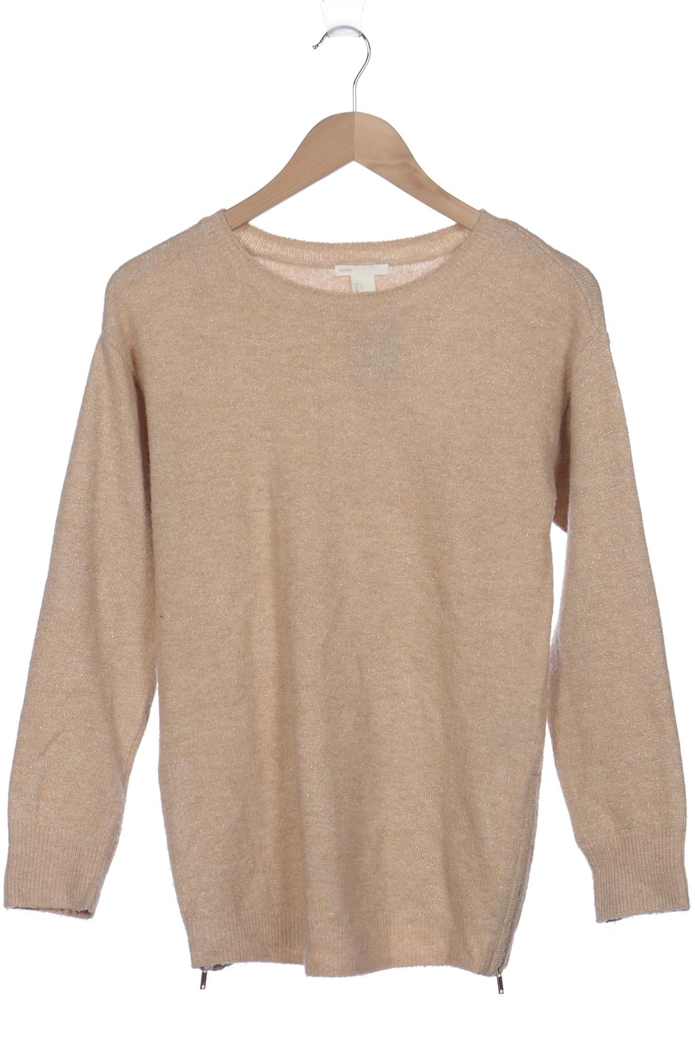 

H&M Mama Damen Pullover, beige, Gr. 36