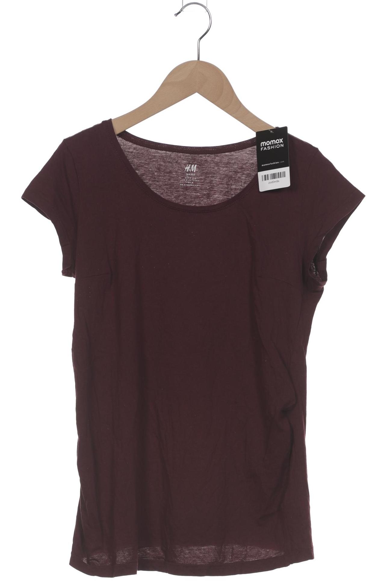 

H&M Mama Damen T-Shirt, bordeaux, Gr. 38