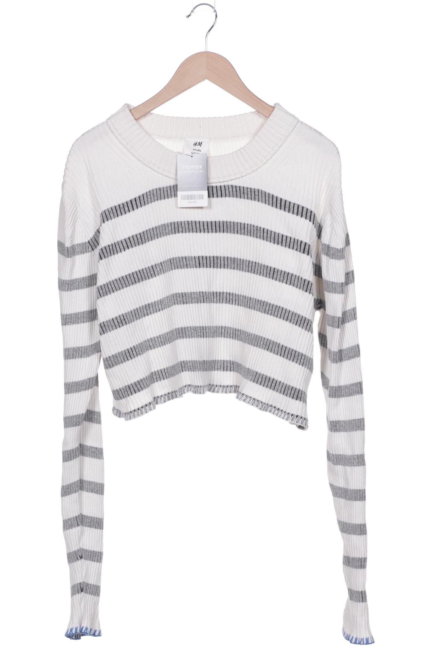 

H&M Studio Damen Pullover, weiß, Gr. 42