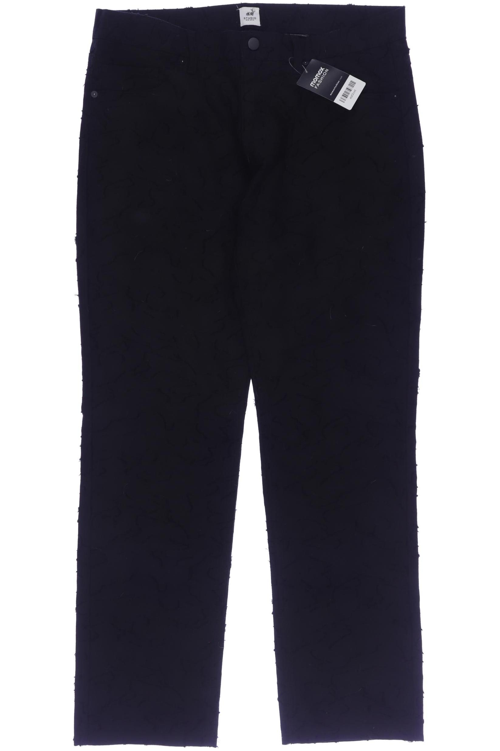 

H&M Studio Herren Stoffhose, schwarz, Gr. 33