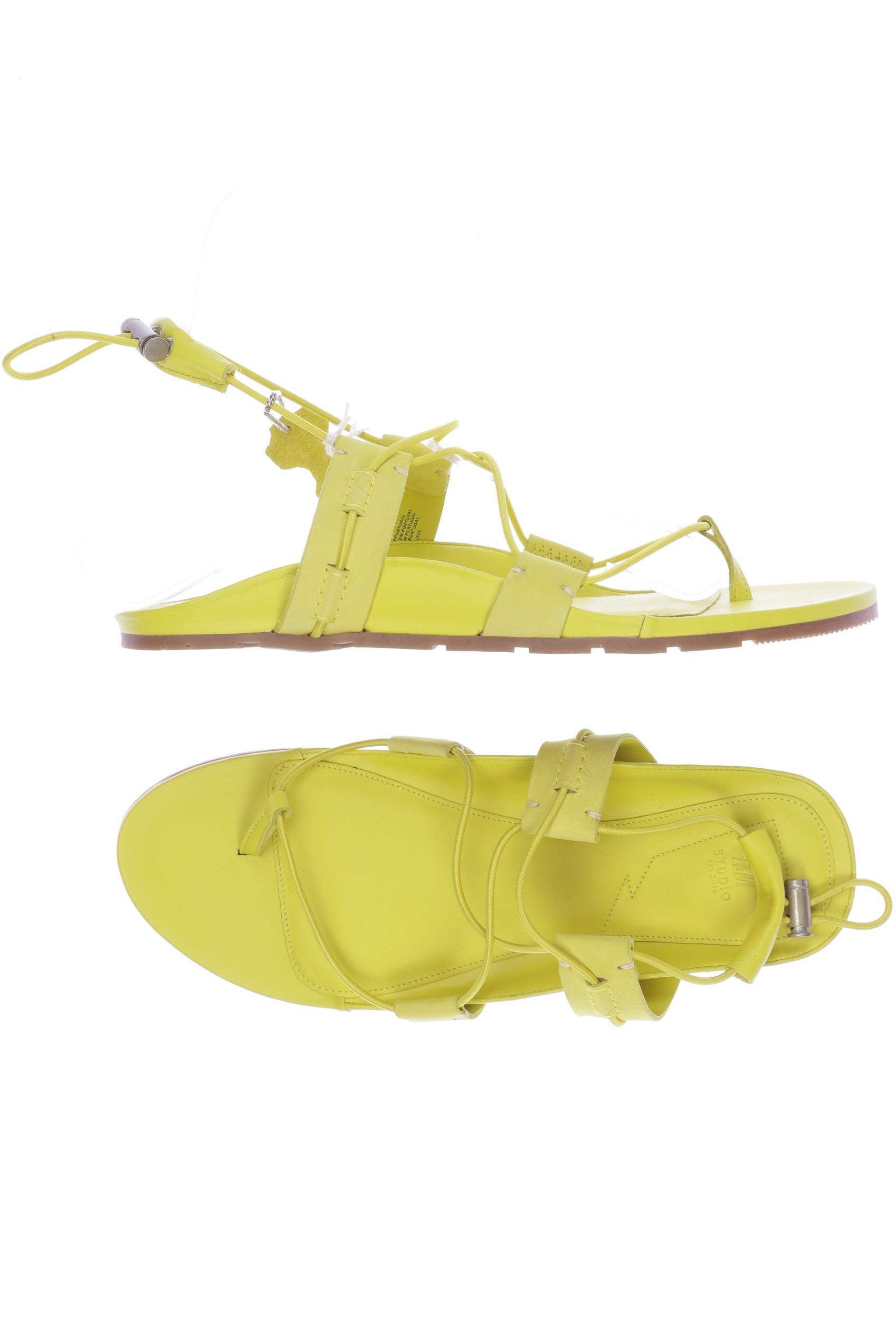 

H&M Studio Damen Sandale, gelb, Gr. 41