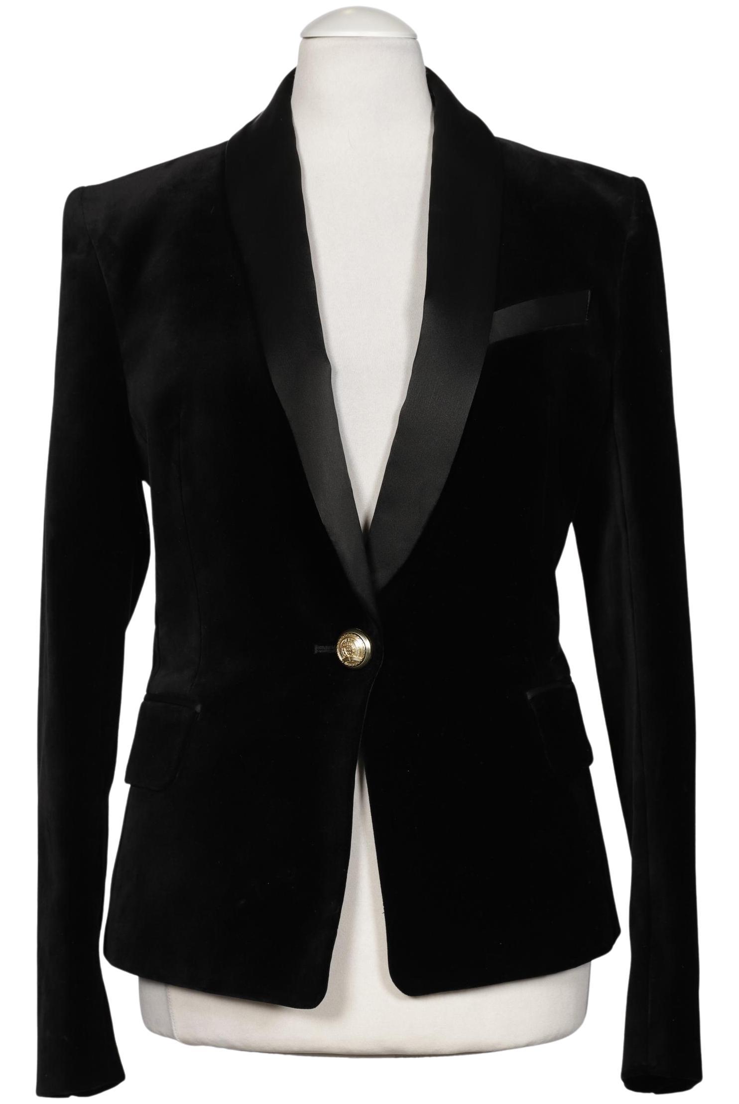 

H&M x Balmain Damen Blazer, schwarz, Gr. 36