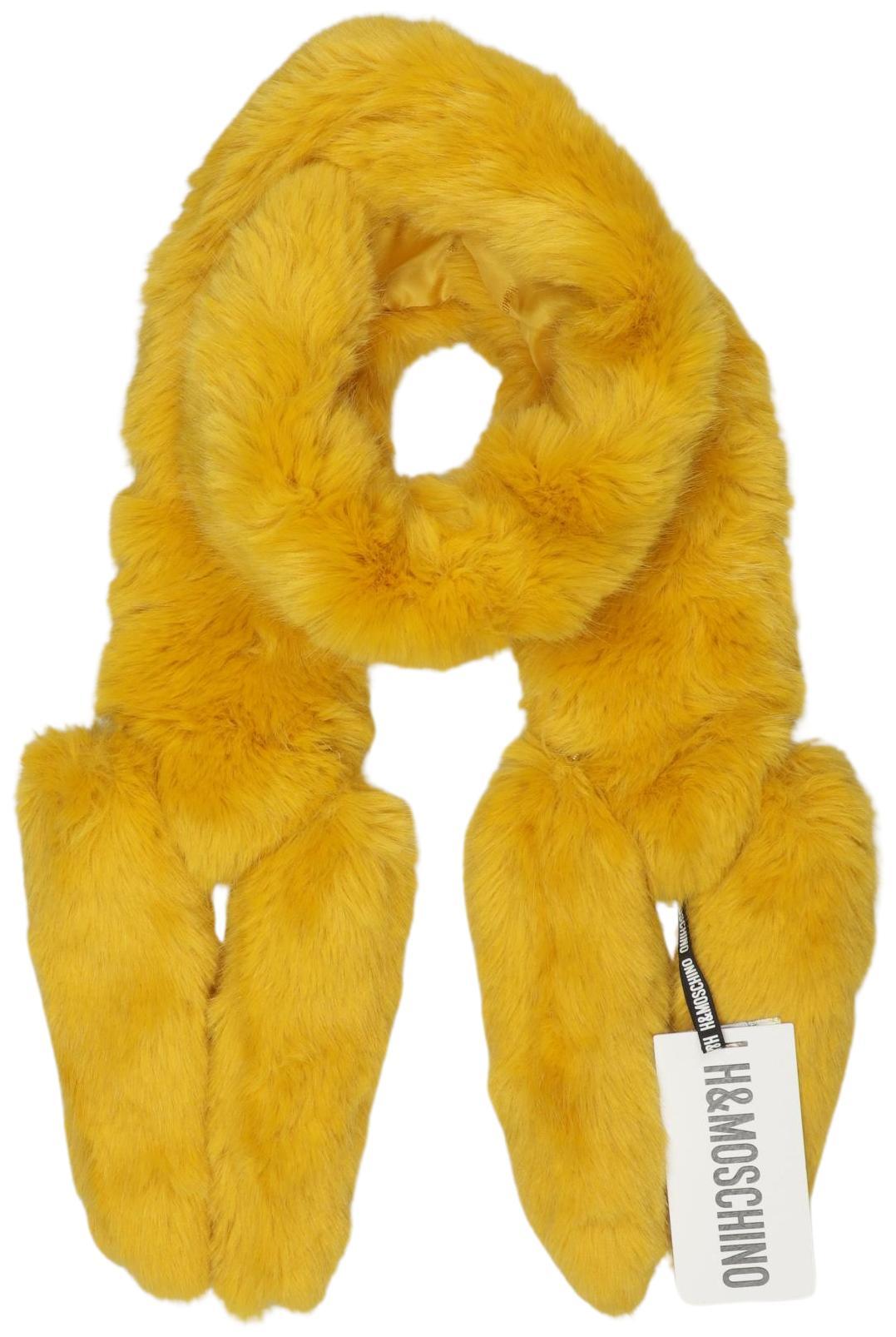 

H&M x Moschino Damen Schal, gelb, Gr.