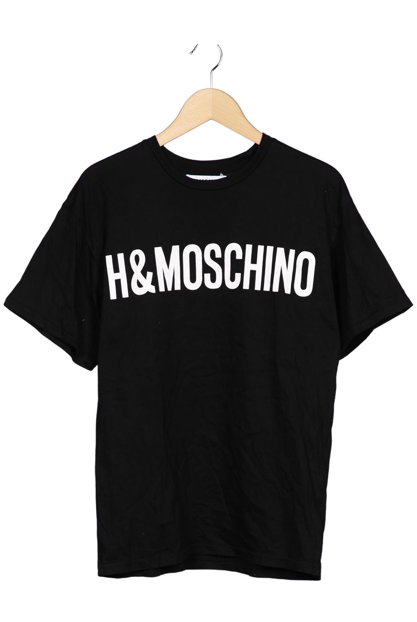 

H&M x Moschino Damen T-Shirt, schwarz, Gr. 36