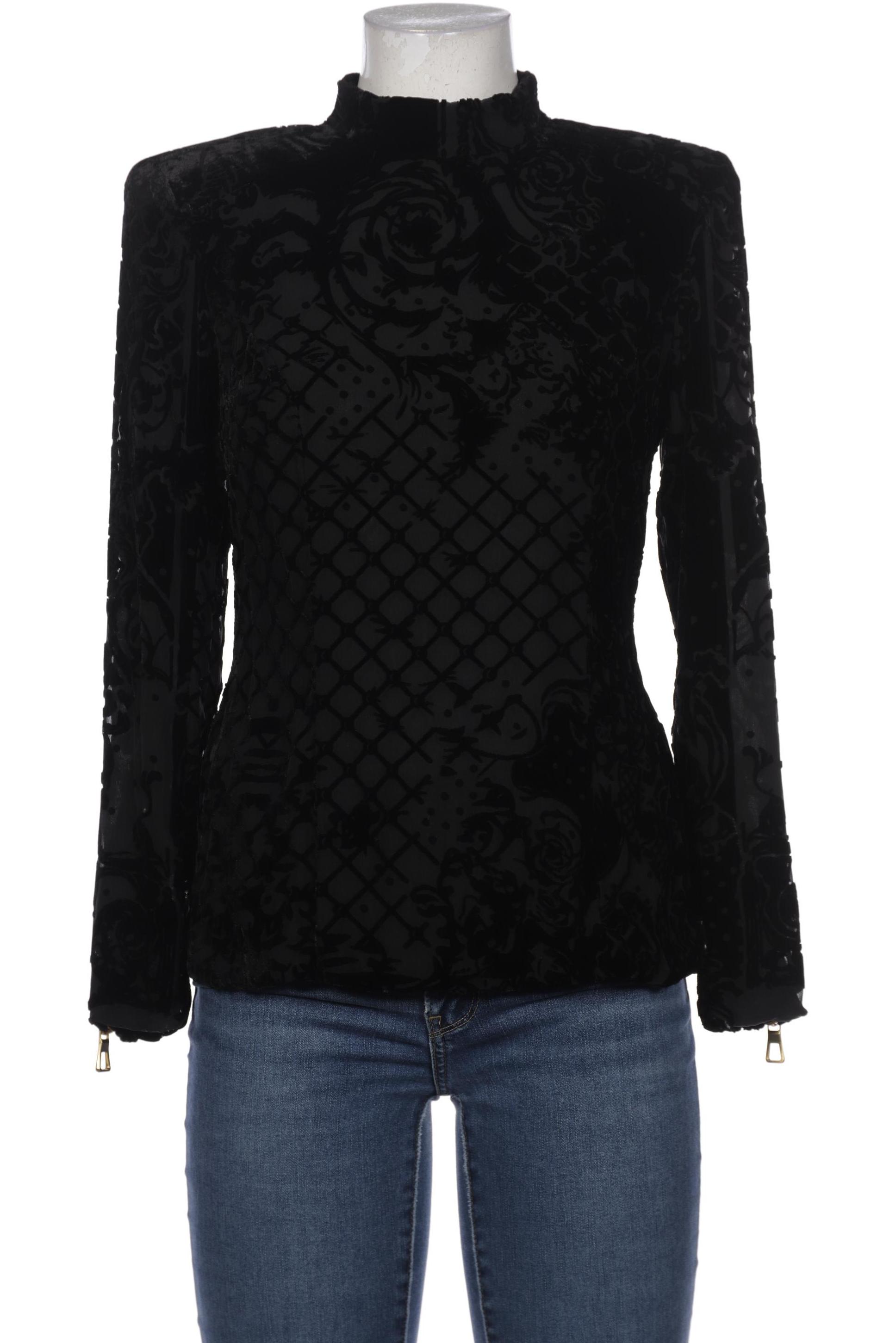 

H&M x Balmain Damen Langarmshirt, schwarz, Gr. 40