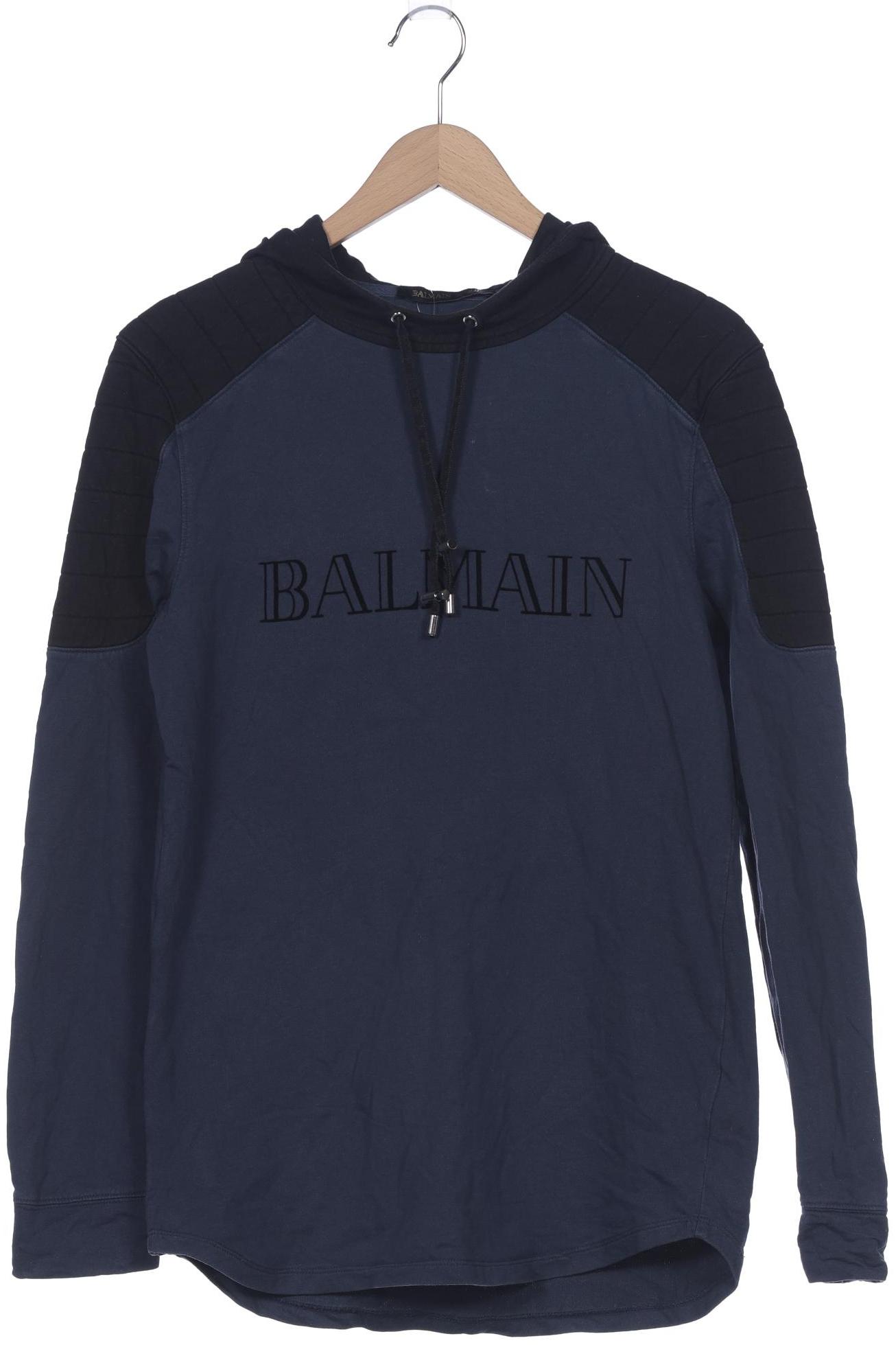 

H&M x Balmain Herren Kapuzenpullover, marineblau, Gr. 48