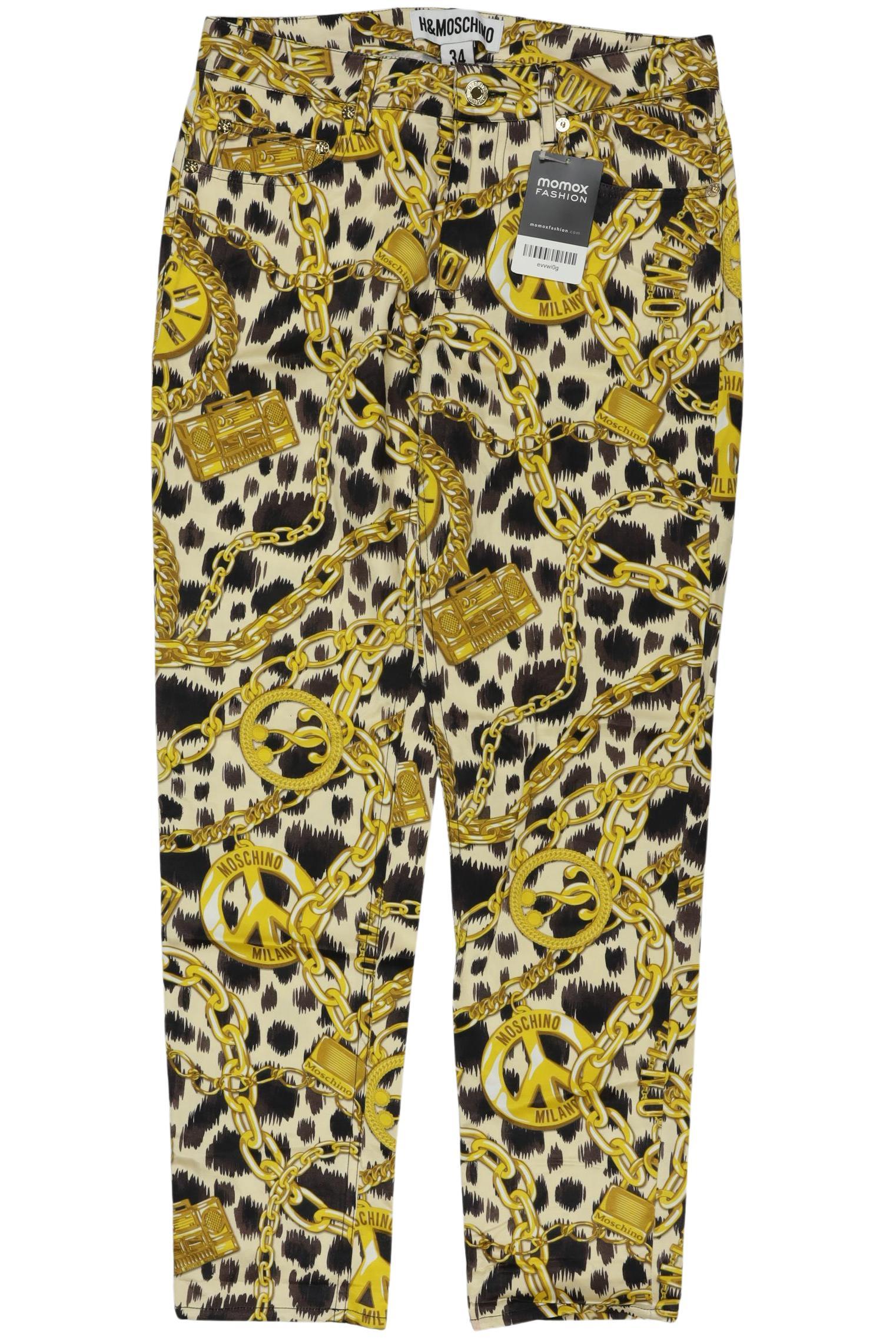 

H&M x Moschino Damen Stoffhose, mehrfarbig, Gr. 34