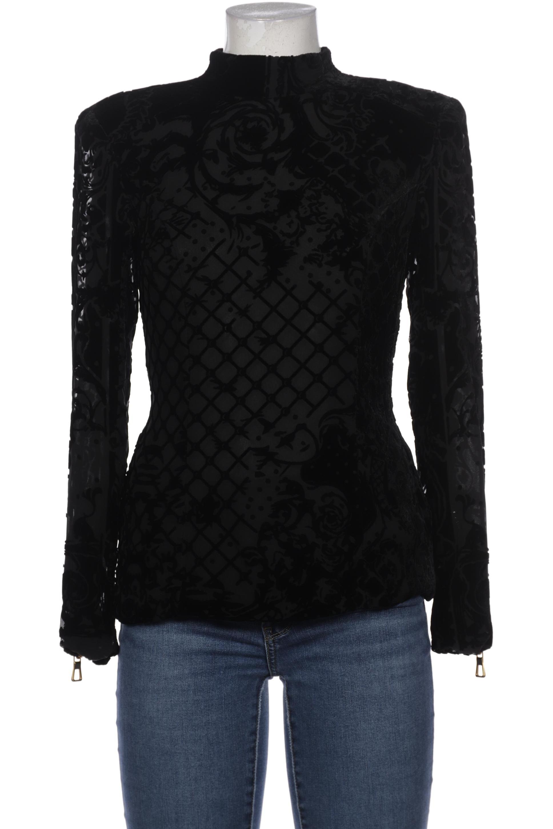 

H&M x Balmain Damen Langarmshirt, schwarz, Gr. 40