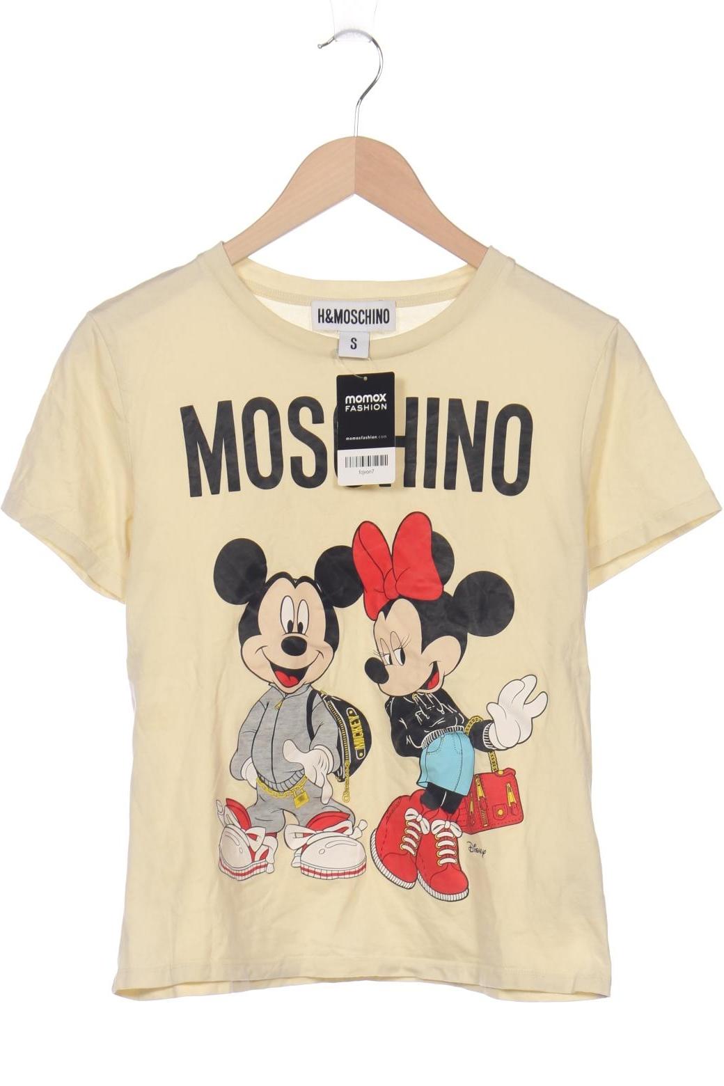 

H&M x Moschino Damen T-Shirt, cremeweiß, Gr. 36