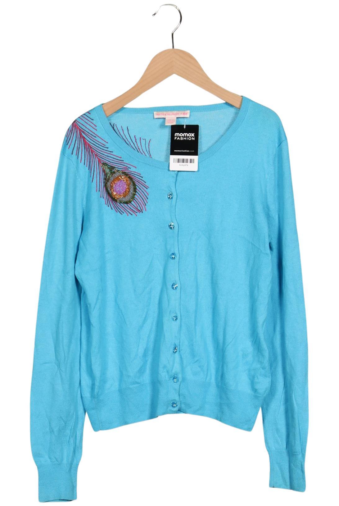 

H&M x Matthew Williamson Damen Strickjacke, blau, Gr. 36