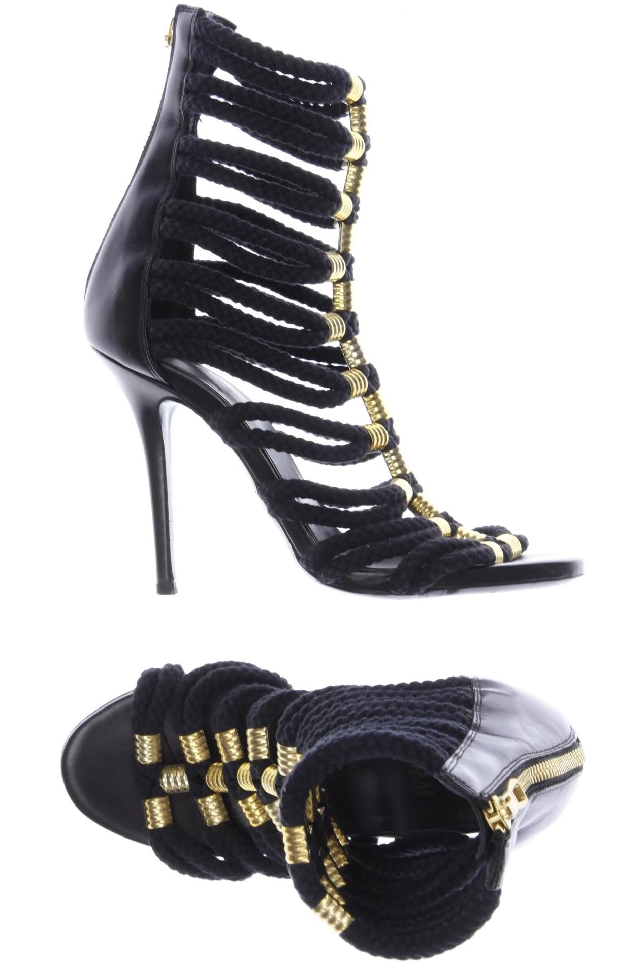 

H&M x Balmain Damen Sandale, schwarz, Gr. 37