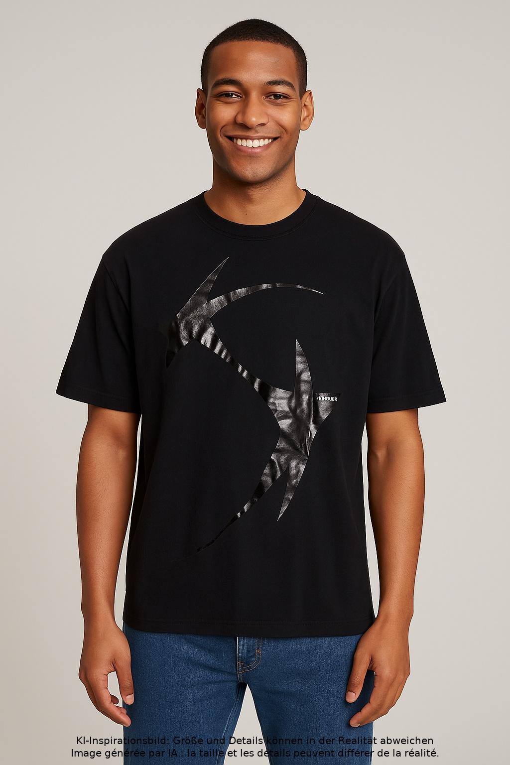 Thumbnail - H&amp;M x Mugler Herren T-Shirt, schwarz, Gr. 48