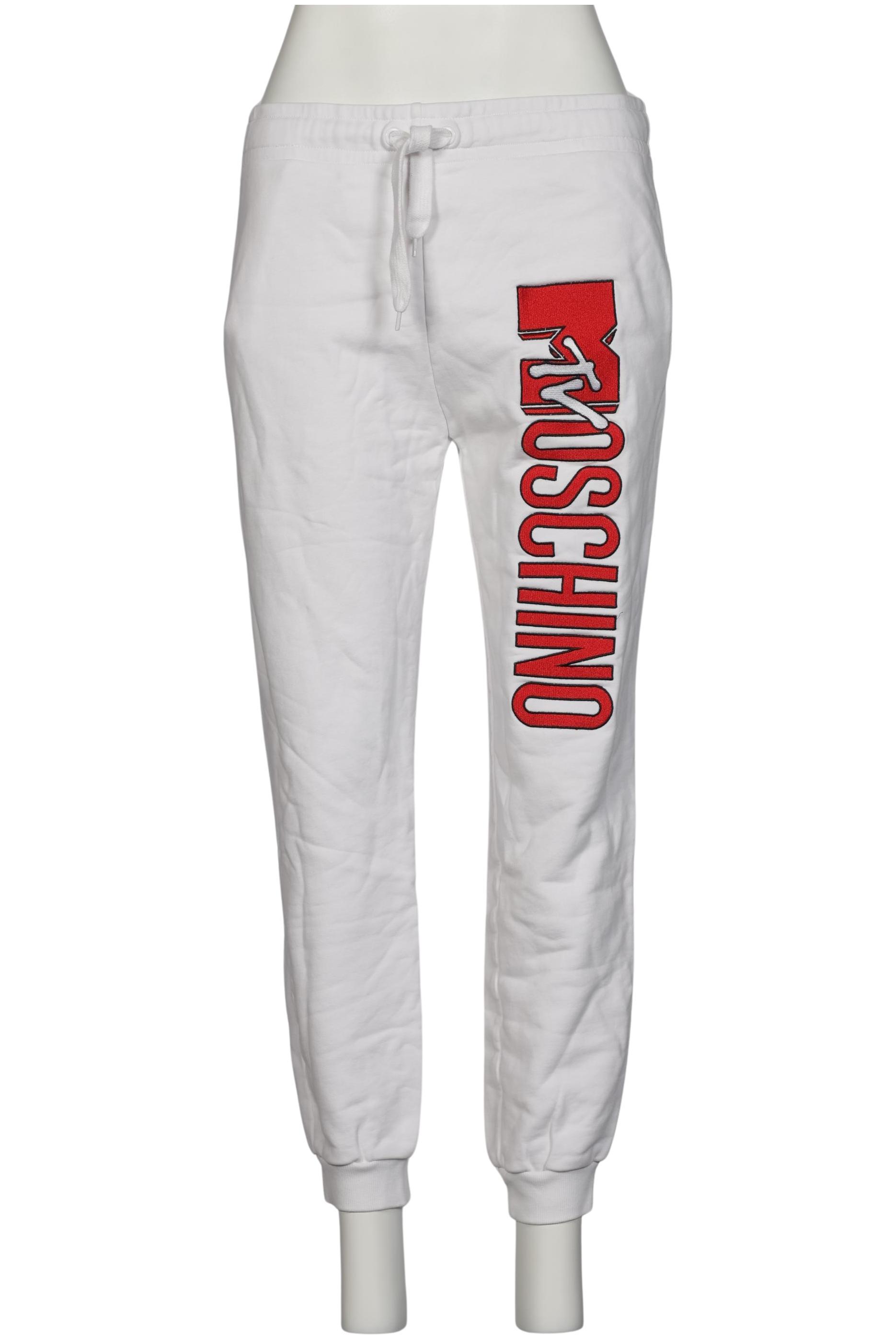 

H&M x Moschino Damen Stoffhose, weiß, Gr. 0