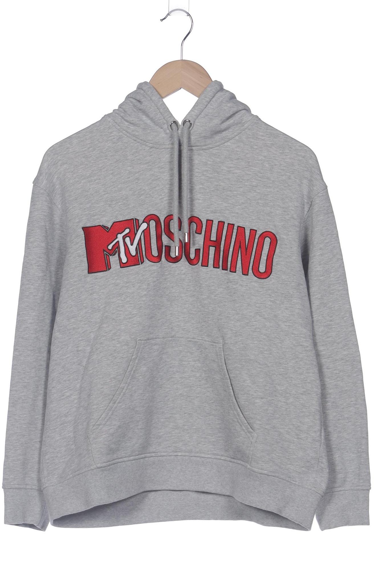 

H&M x Moschino Damen Kapuzenpullover, grau, Gr. 38