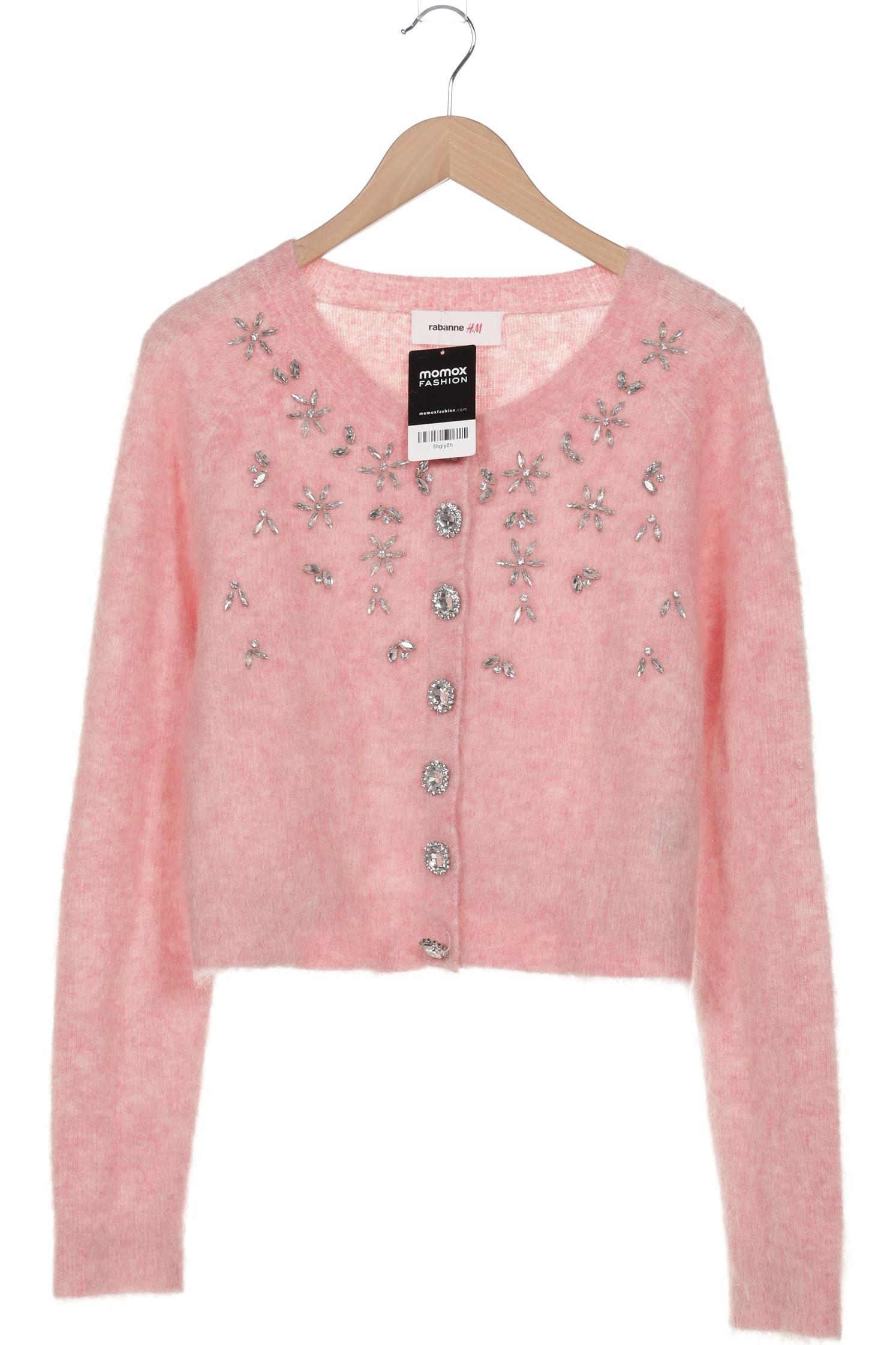 

H&M x Paco Rabanne Damen Strickjacke, pink, Gr. 44