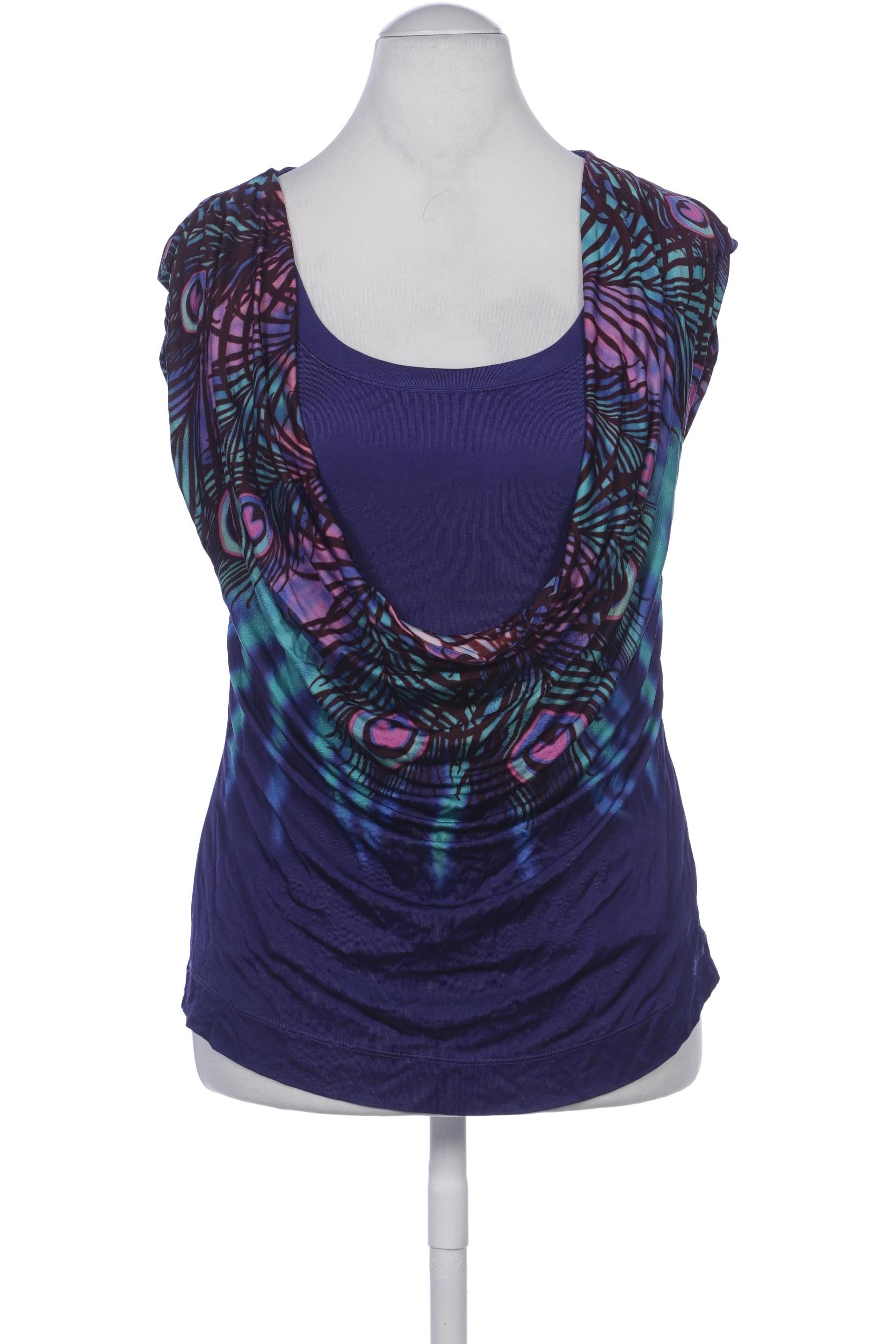 

H&M x Matthew Williamson Damen T-Shirt, marineblau, Gr. 36