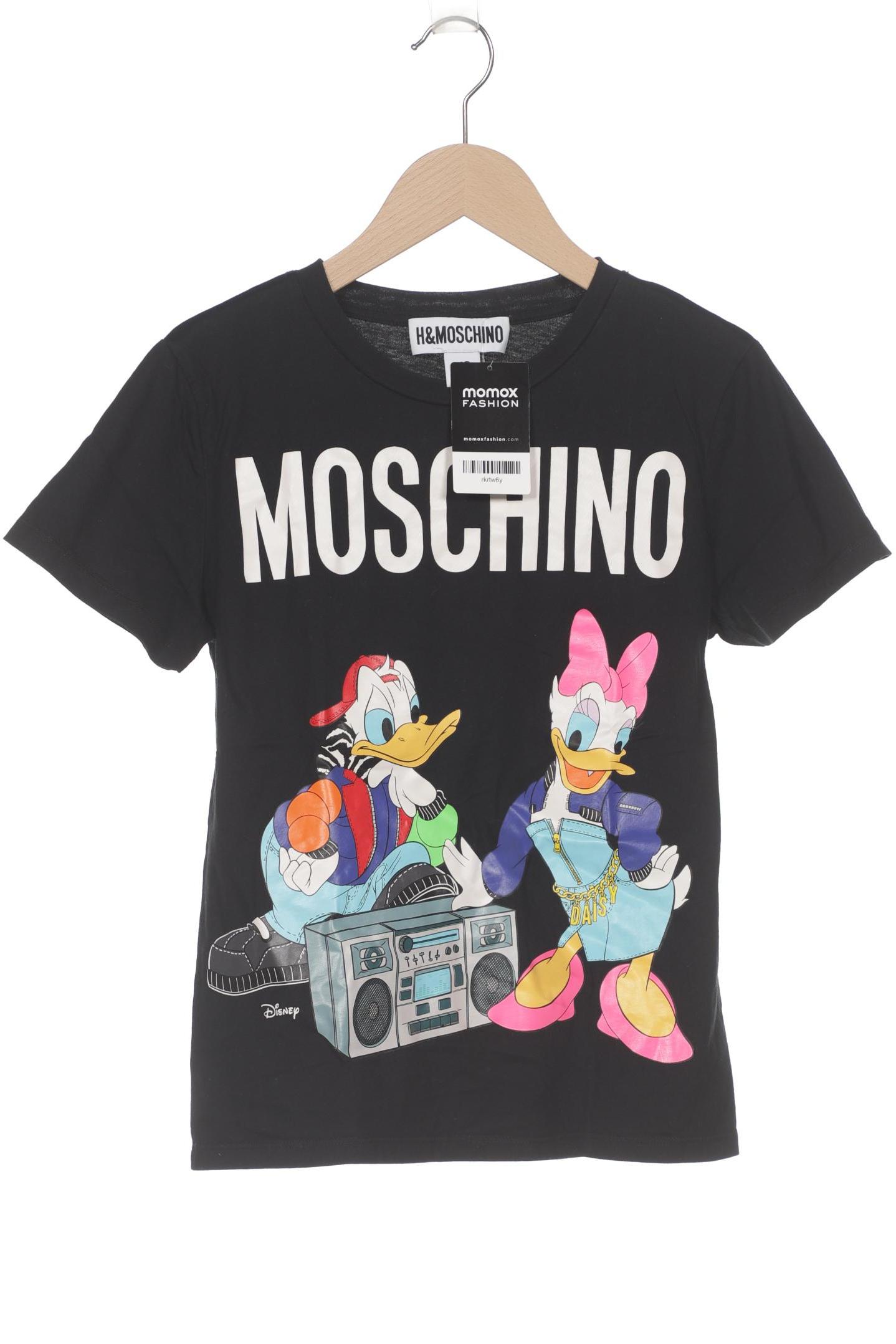 

H&M x Moschino Damen T-Shirt, schwarz, Gr. 34