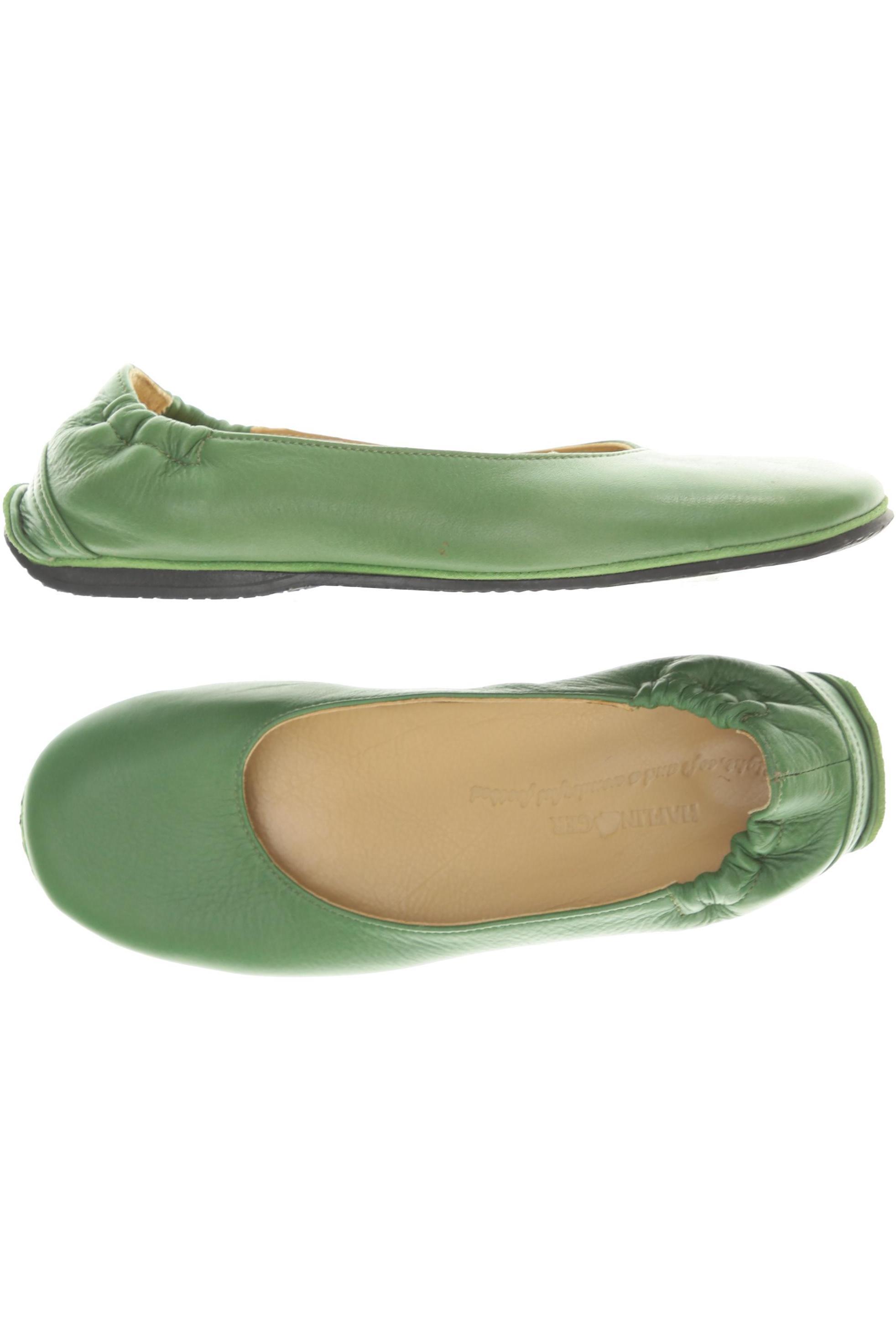 

Haflinger Damen Ballerinas, grün, Gr. 40