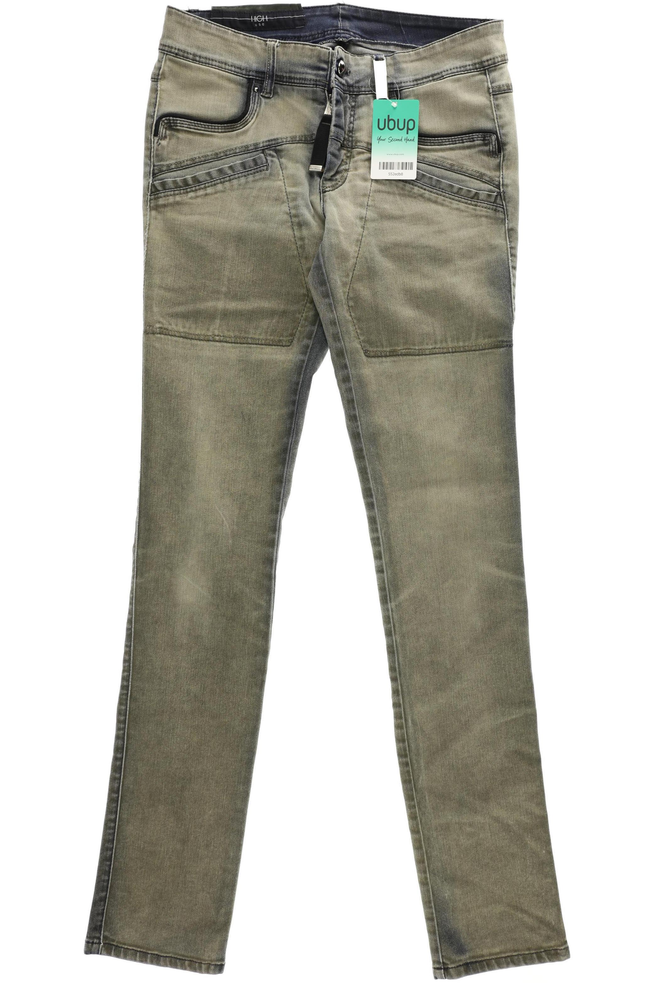 

High Damen Jeans, beige, Gr. 36