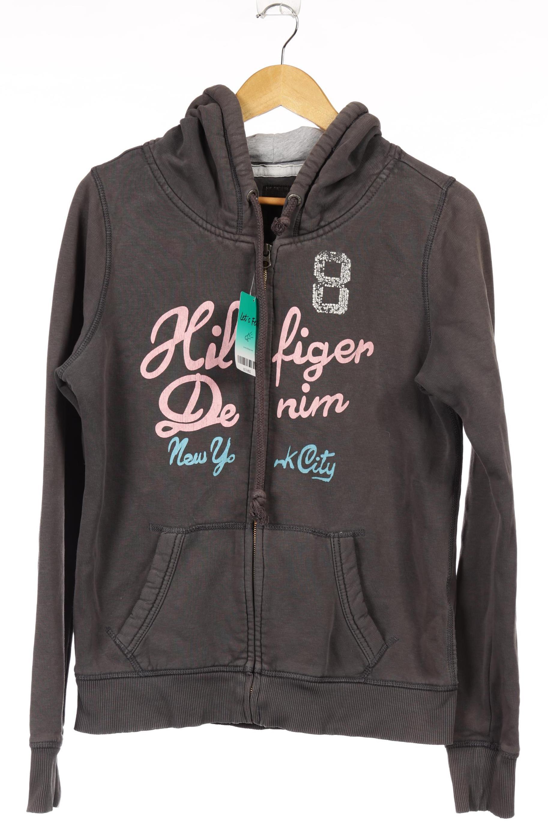 

Hilfiger Denim Damen Kapuzenpullover, grau, Gr.
